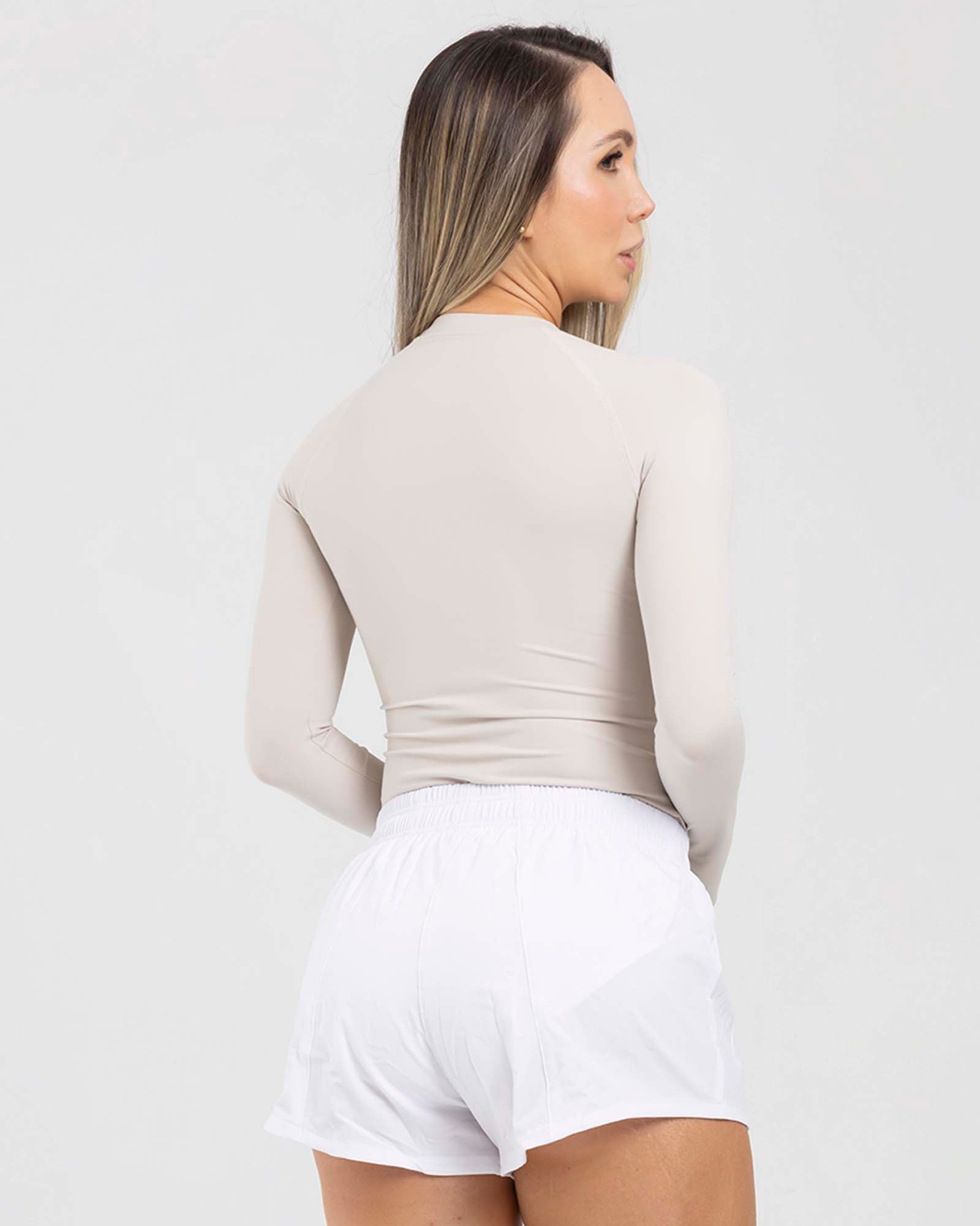 Camibuso grip match beige FIBER