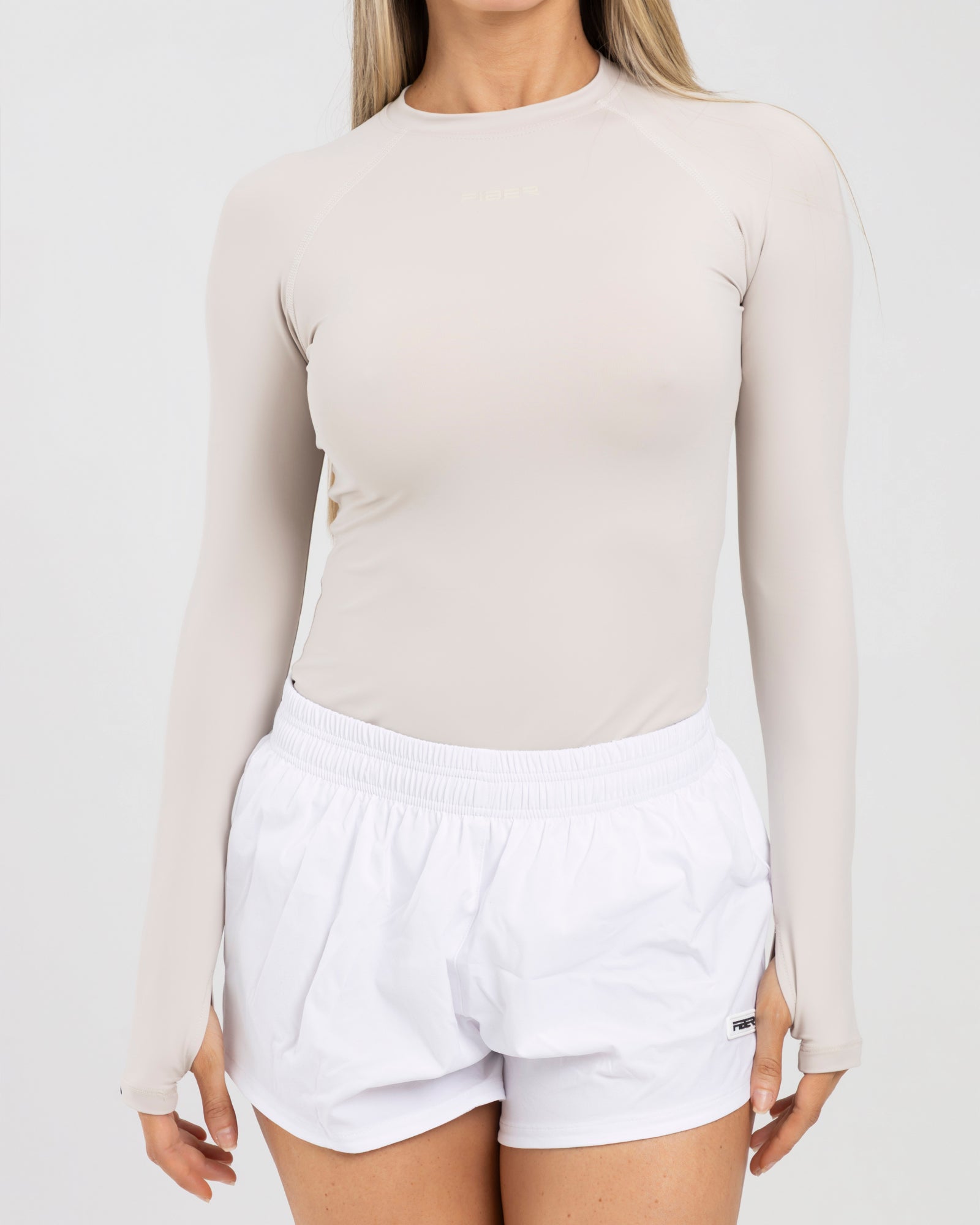 Camibuso grip match beige FIBER