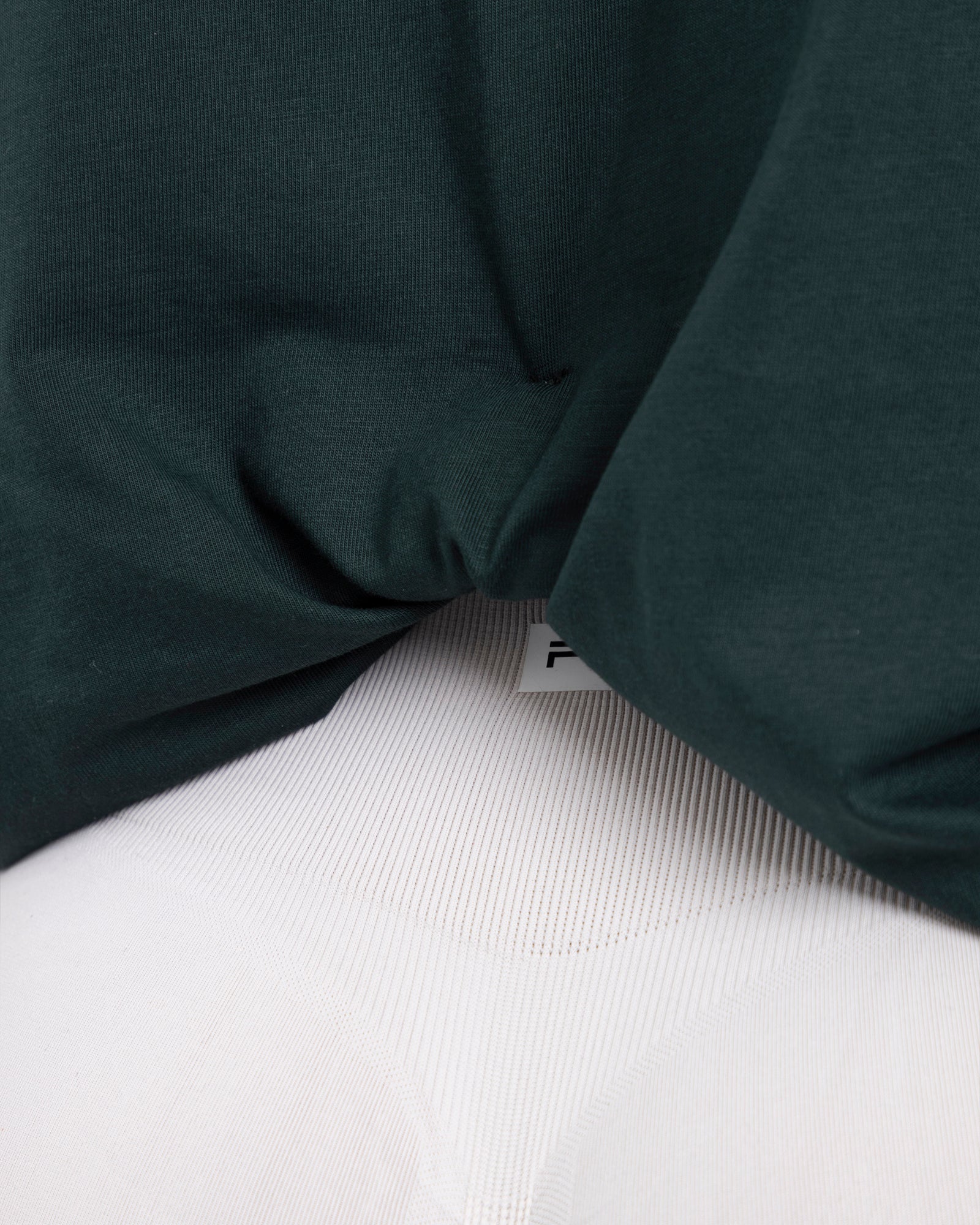 Camiseta oversize verde match FIBER