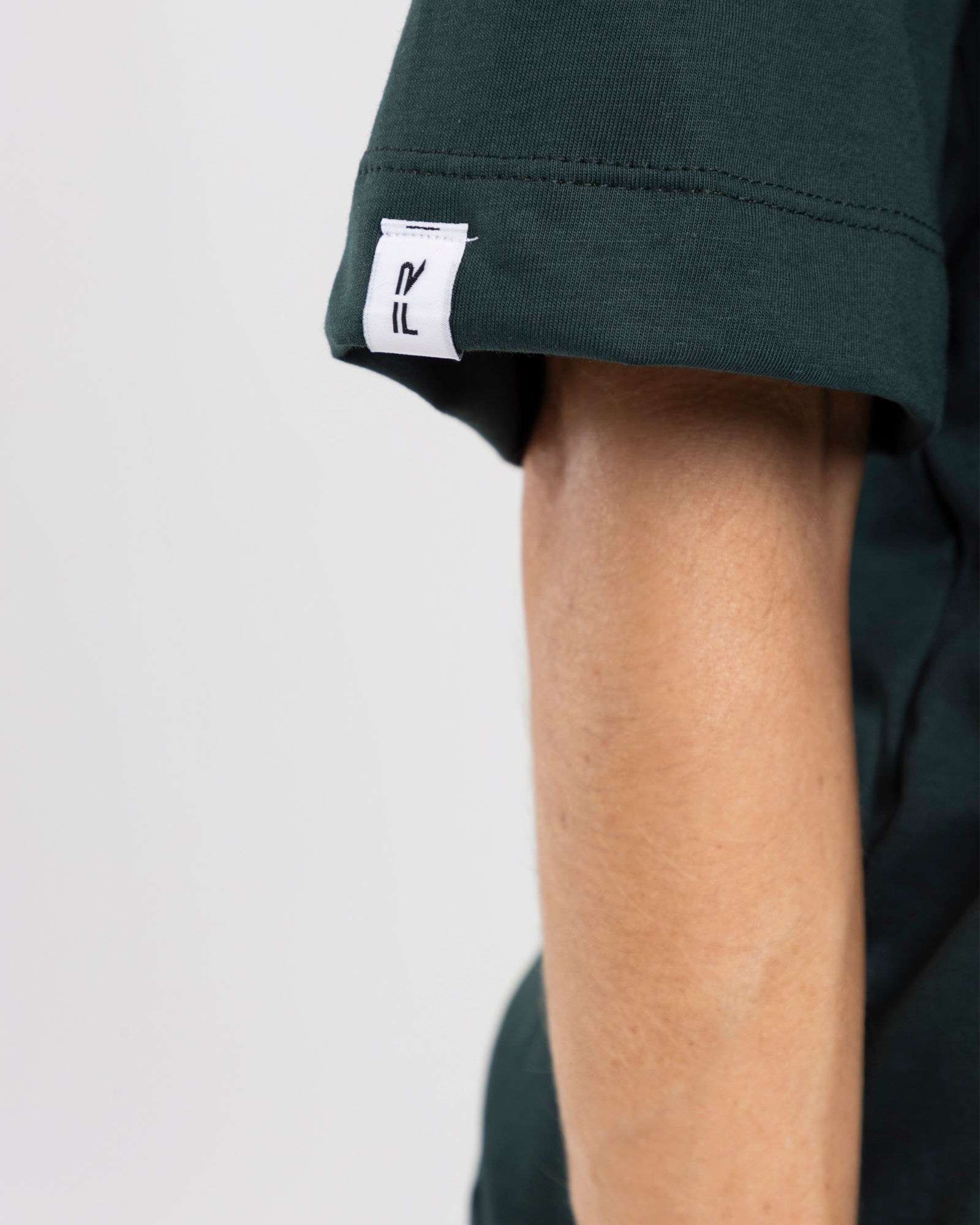 Camiseta oversize verde match FIBER