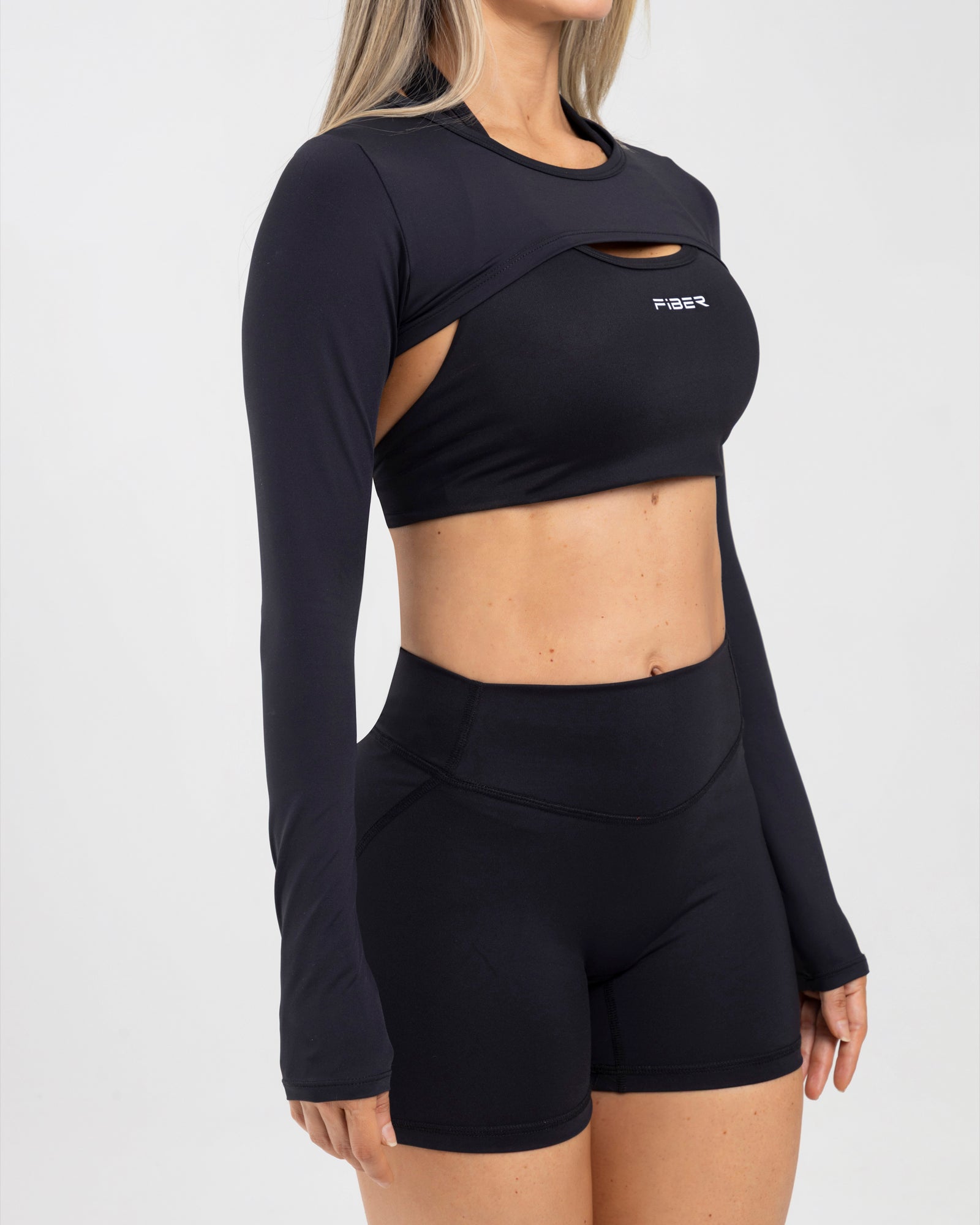 Top complemento match negro FIBER