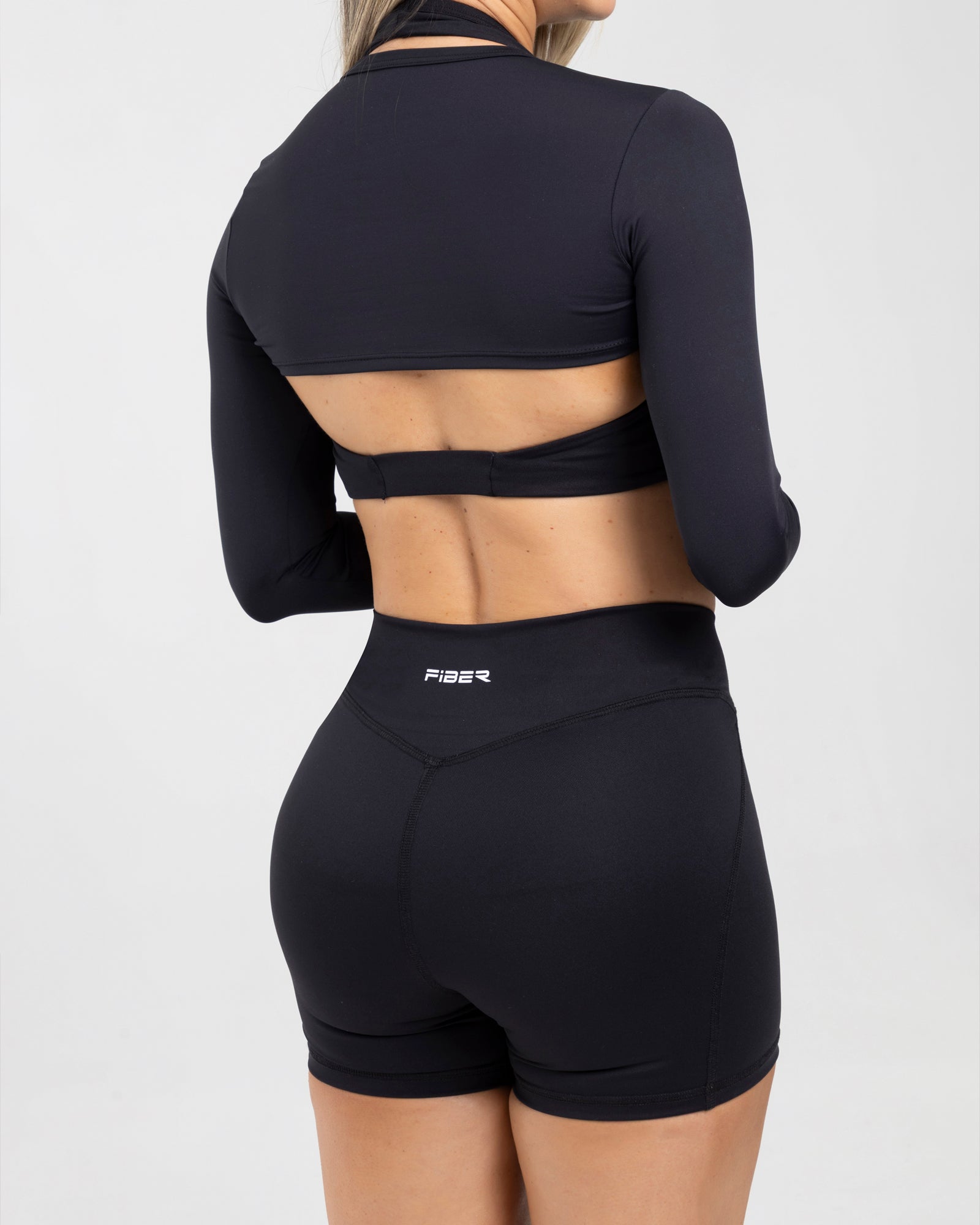 Top complemento match negro FIBER