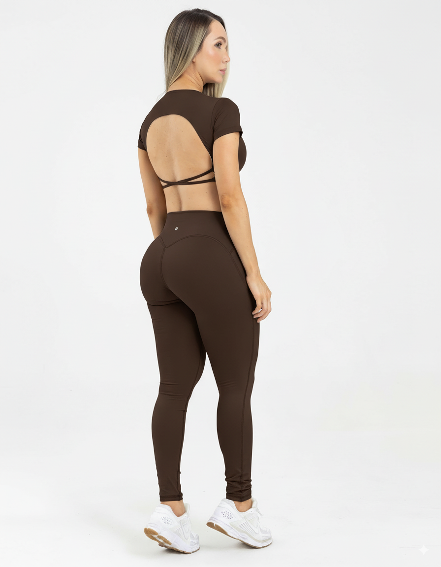Leggings glow fit cafe soil match FIBER