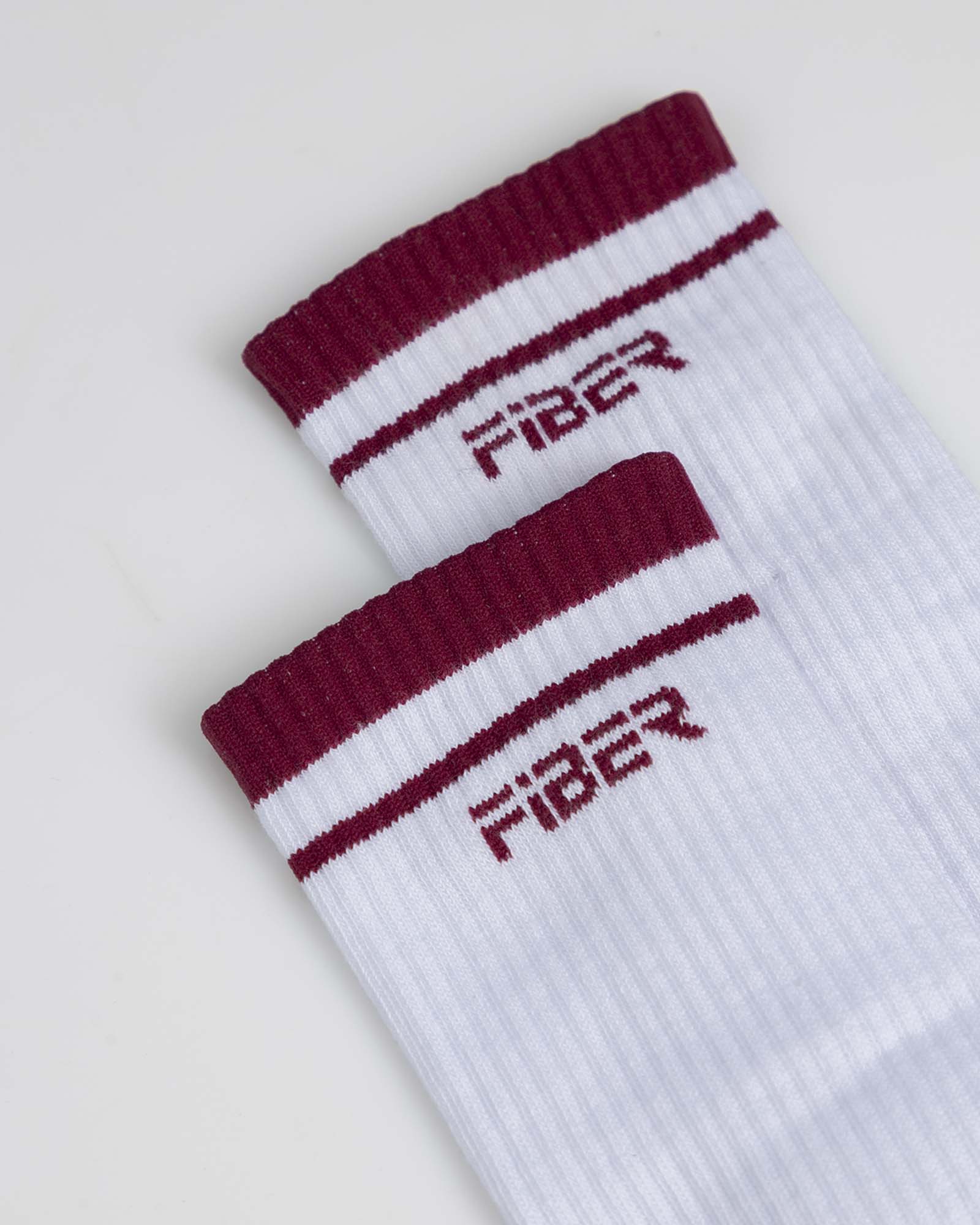 Medias cortas rojo FIBER match