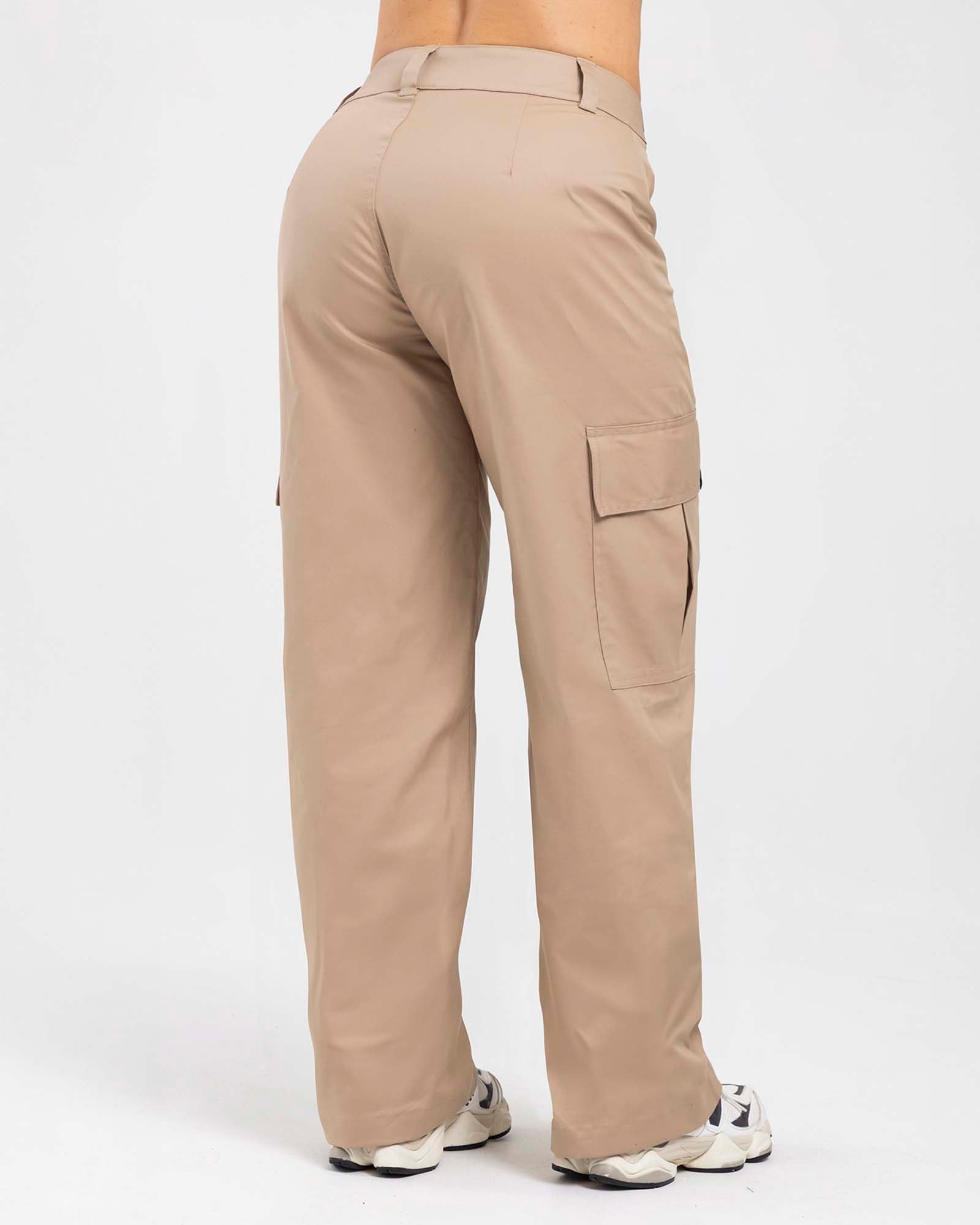Pantalón cargo match beige FIBER