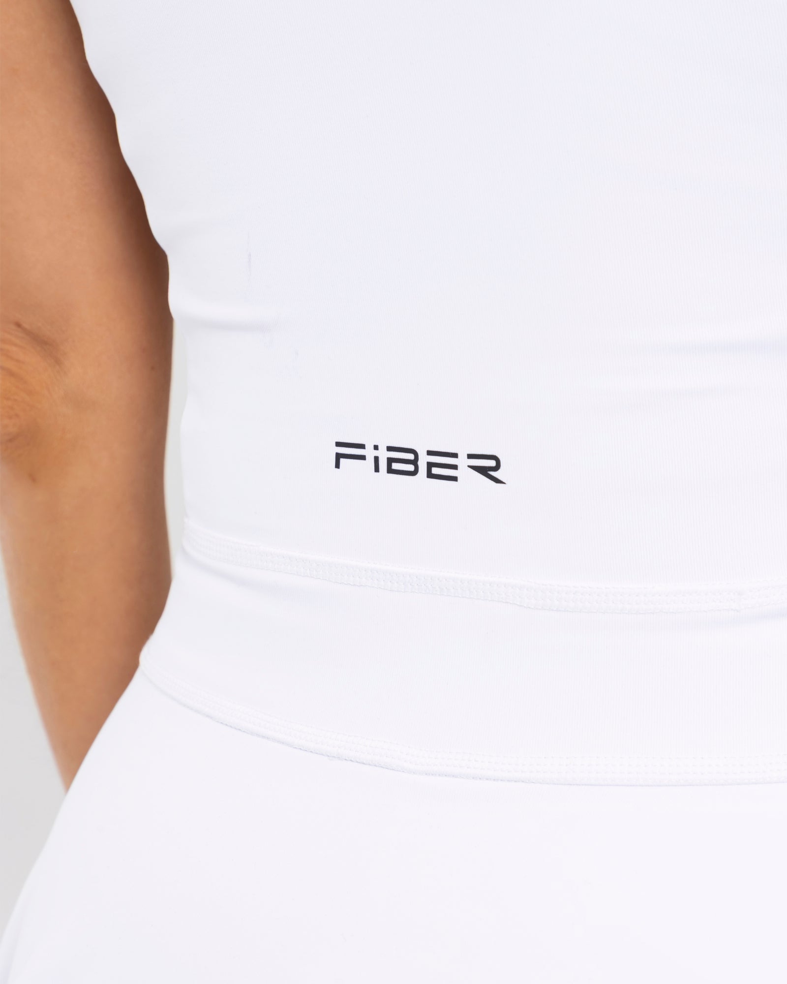 Enterizo falda match blanco FIBER