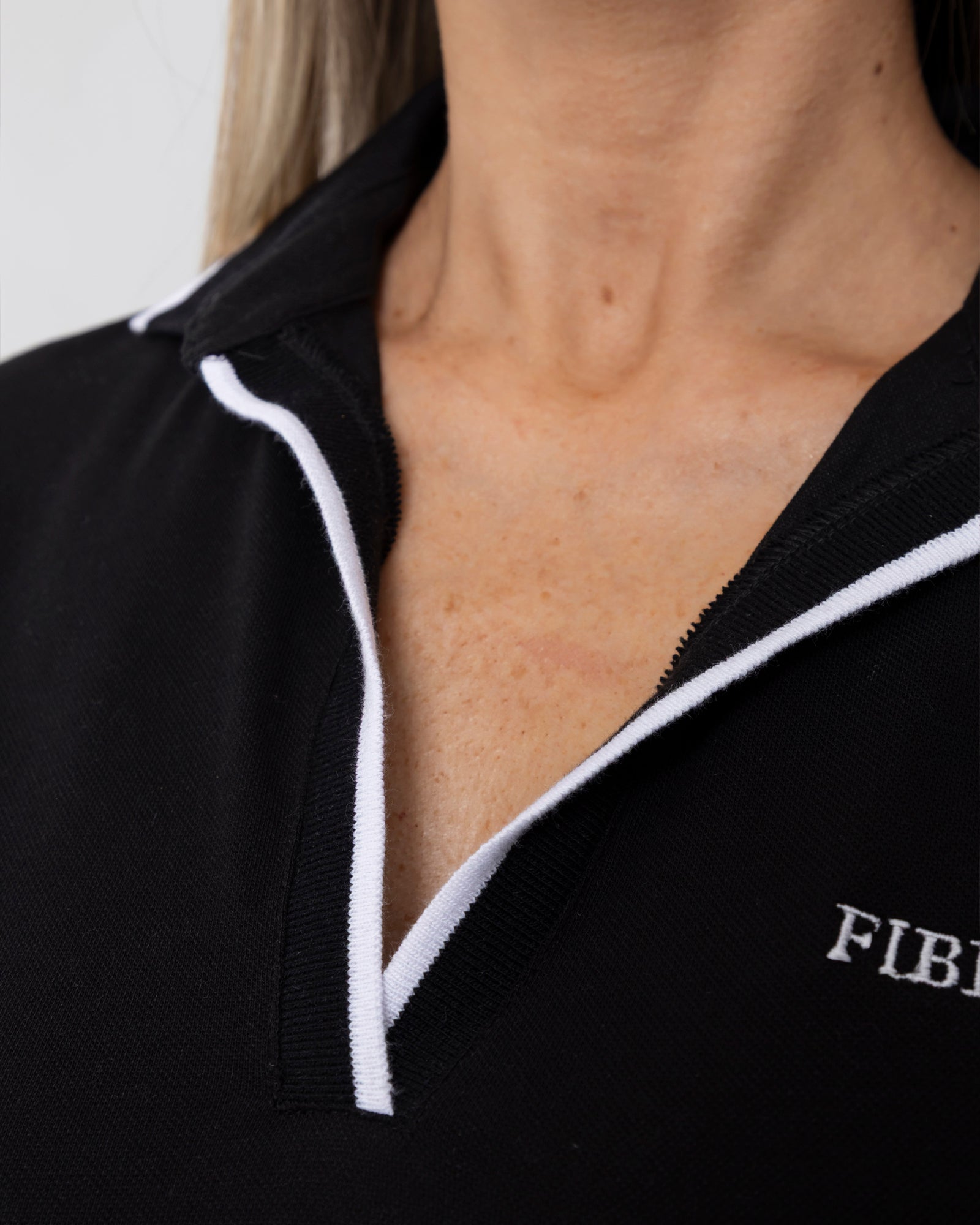 Vestido polostyle match negro FIBER