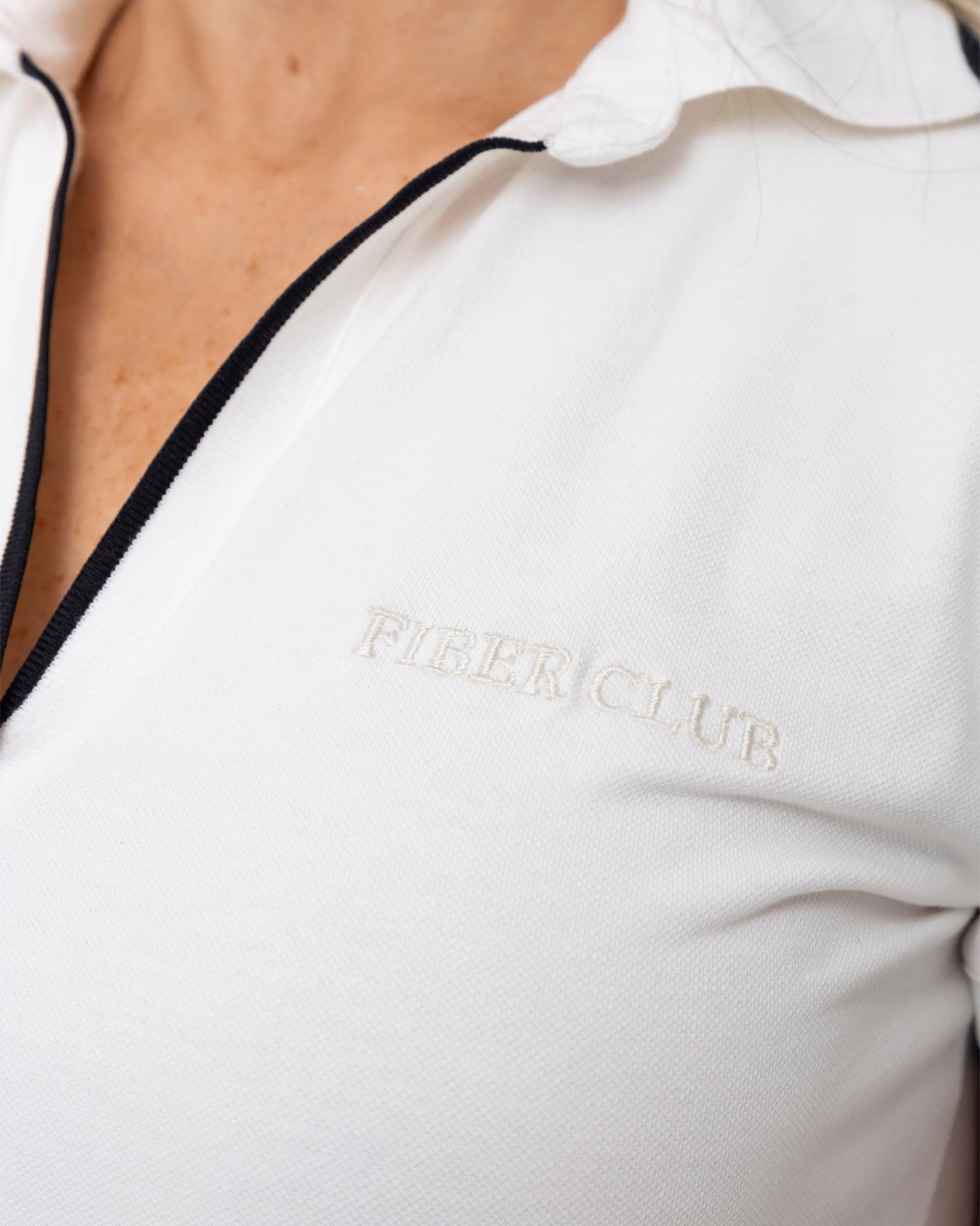 Vestido polostyle match blanco FIBER