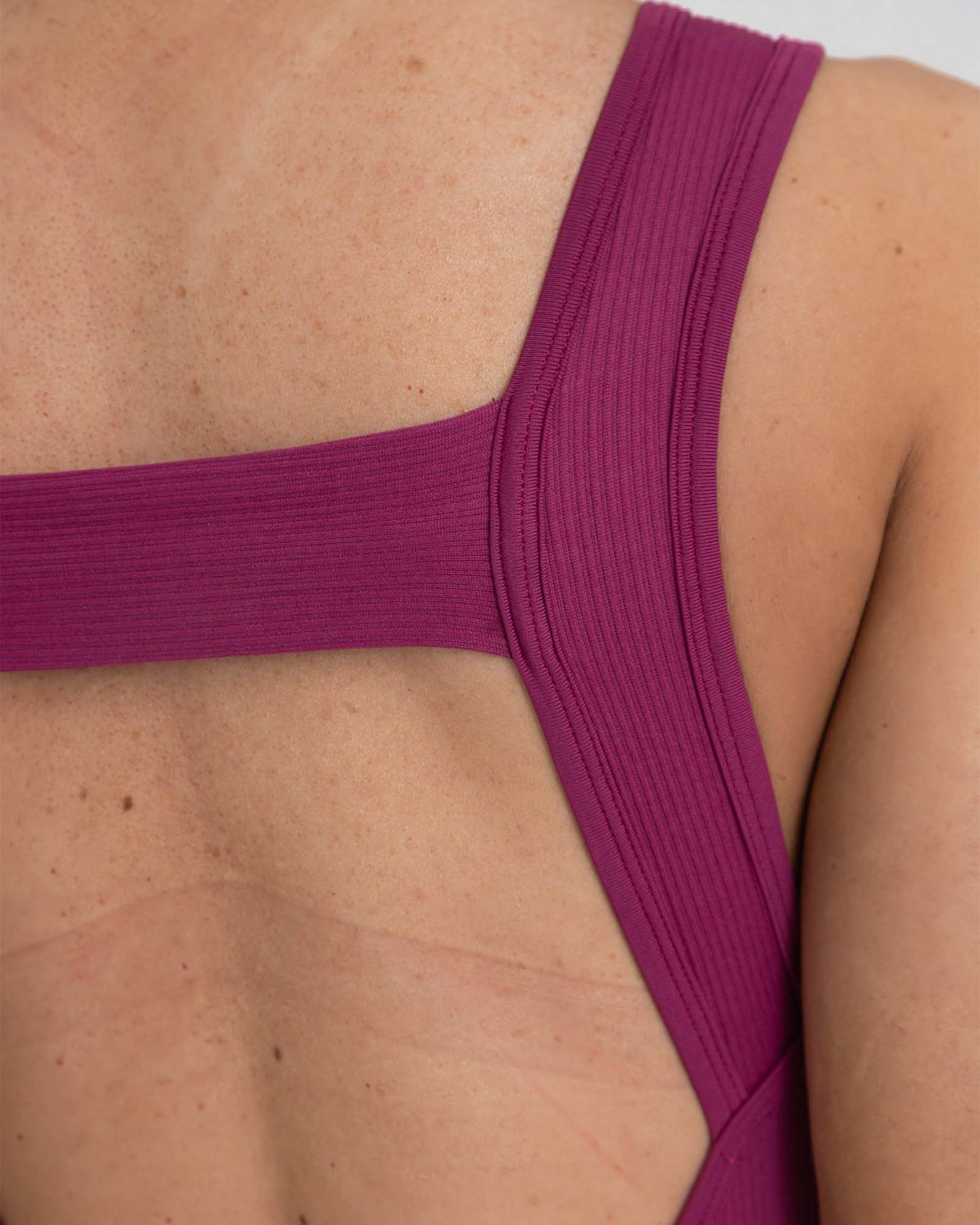 Enterizo square largo push up fucsia muse FIBER