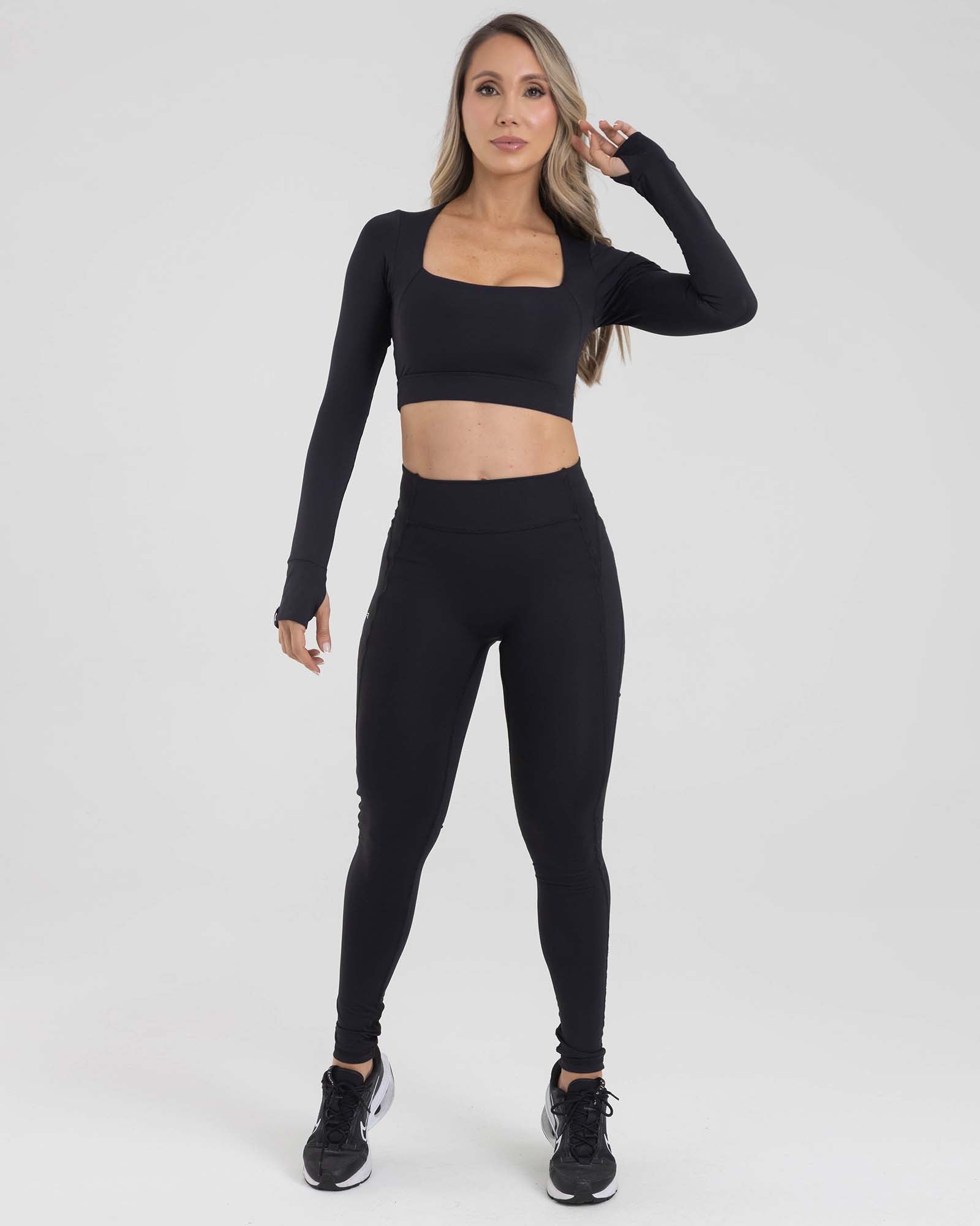 Leggings activewear negro muse FIBER