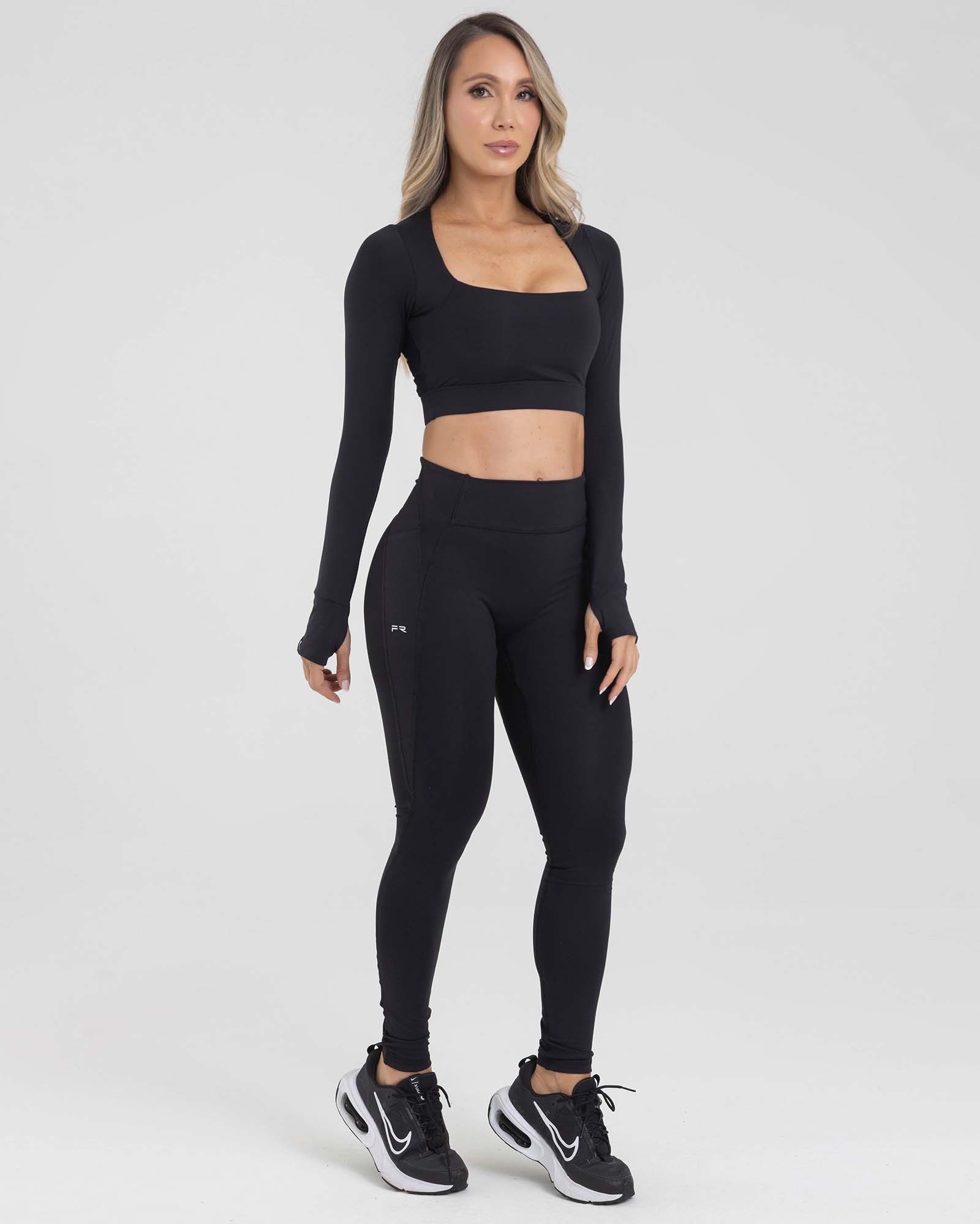Leggings activewear negro muse FIBER