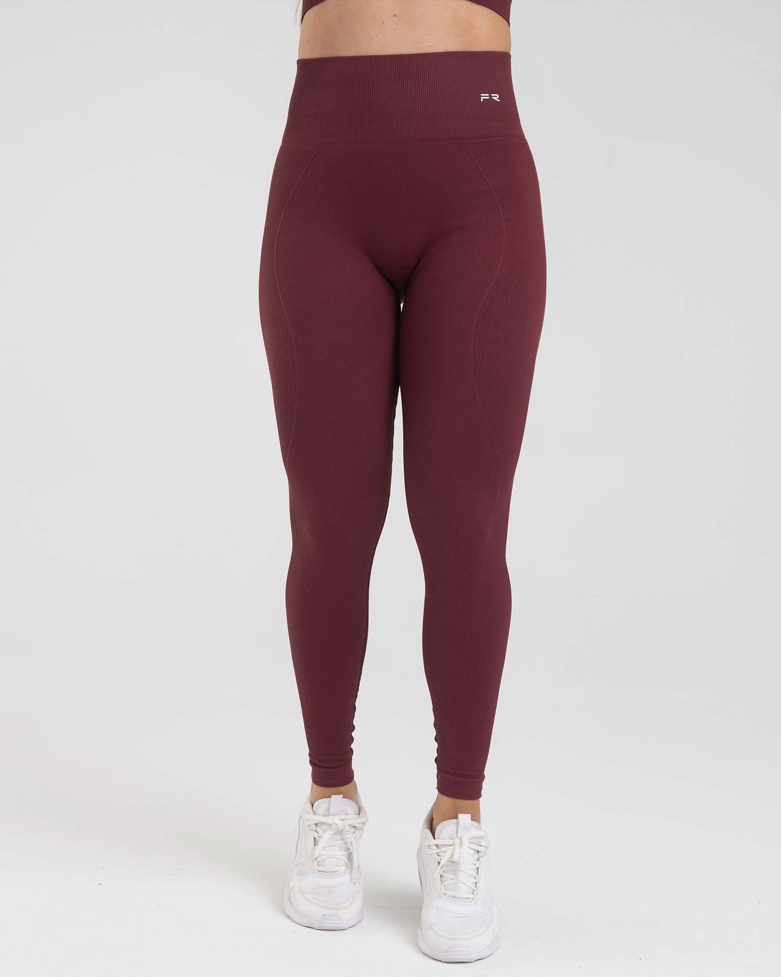 Leggings seamless push up vinotinto muse FIBER
