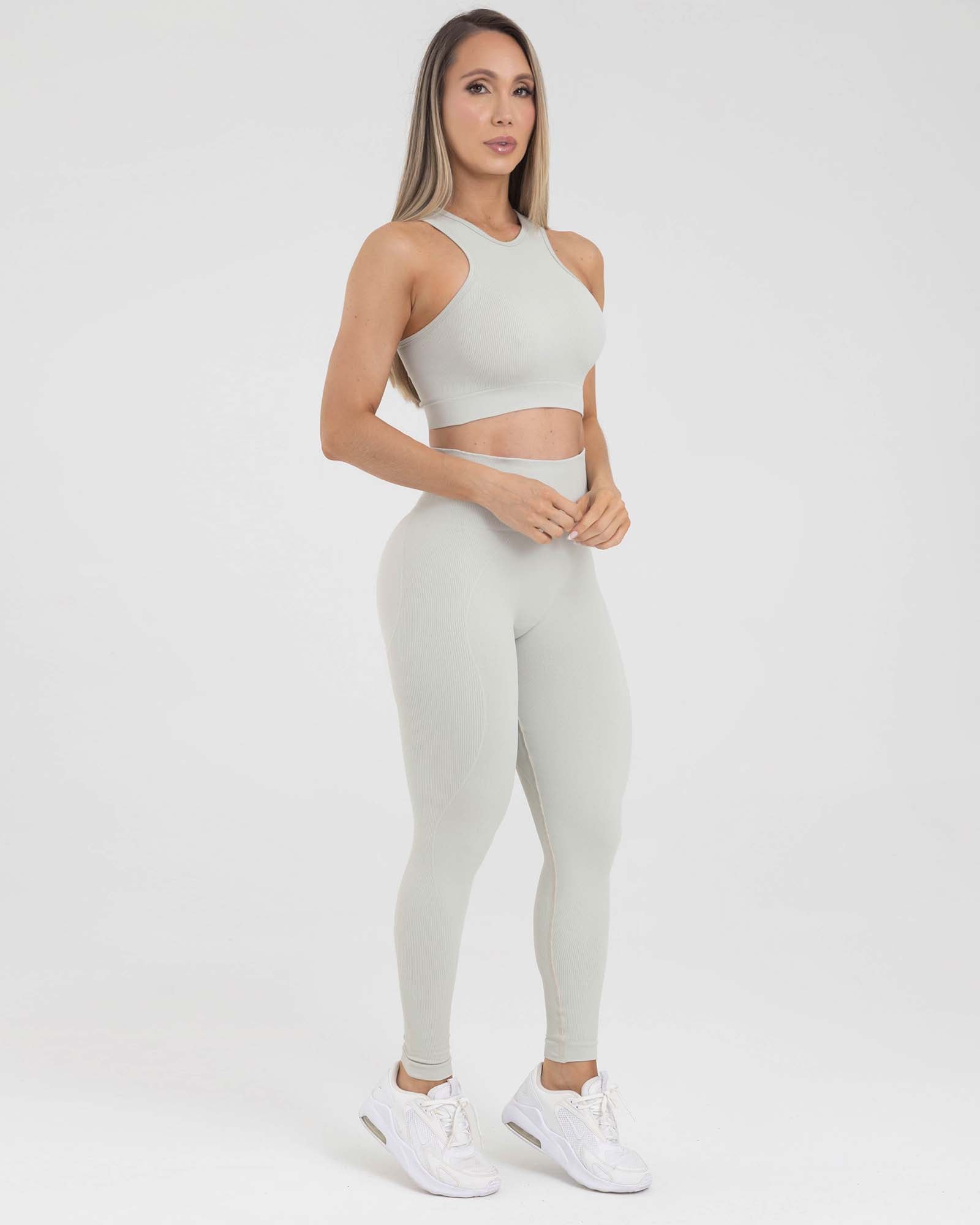 Leggings seamless push up beige agata muse FIBER