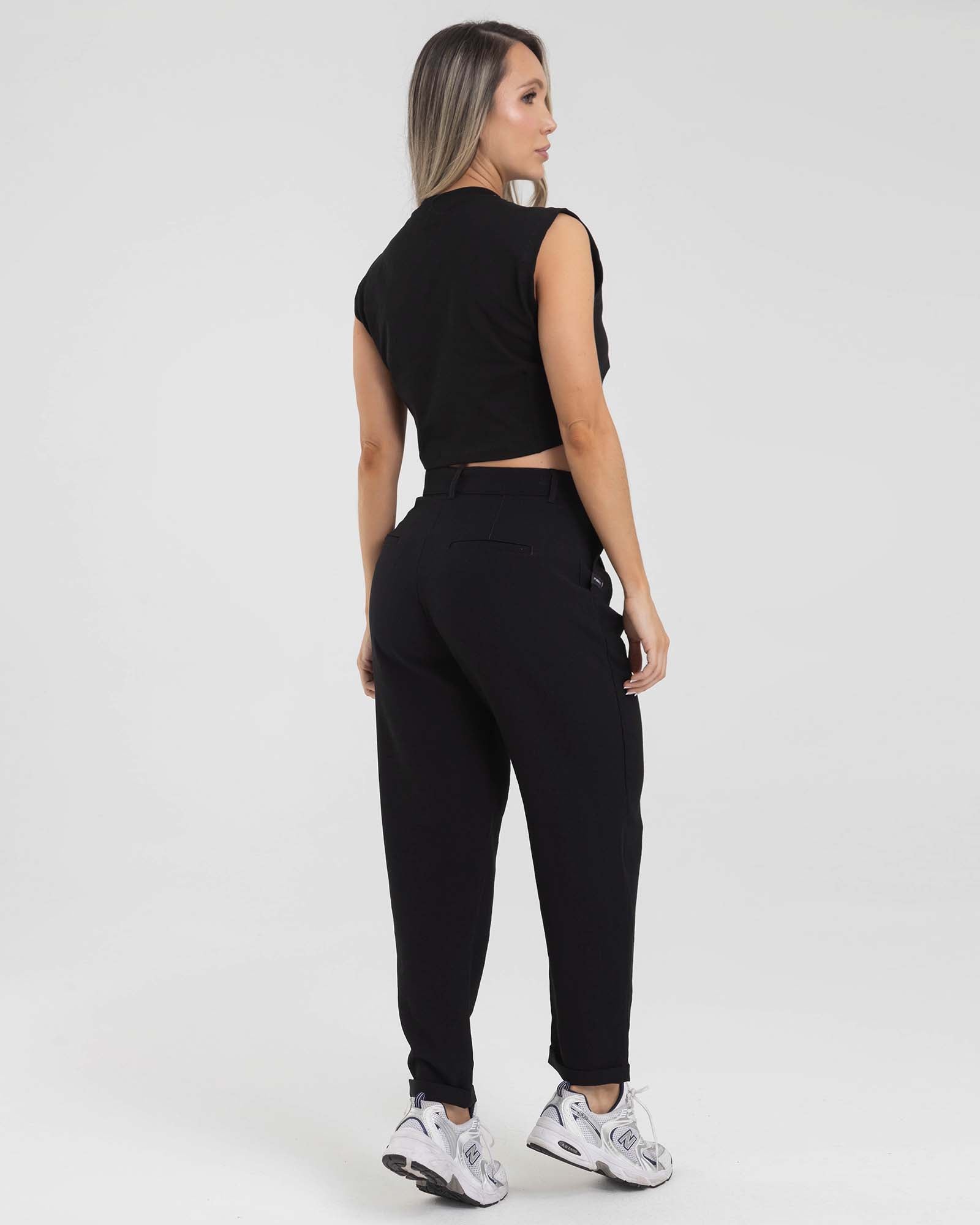 Pantalón casualwear negro muse FIBER