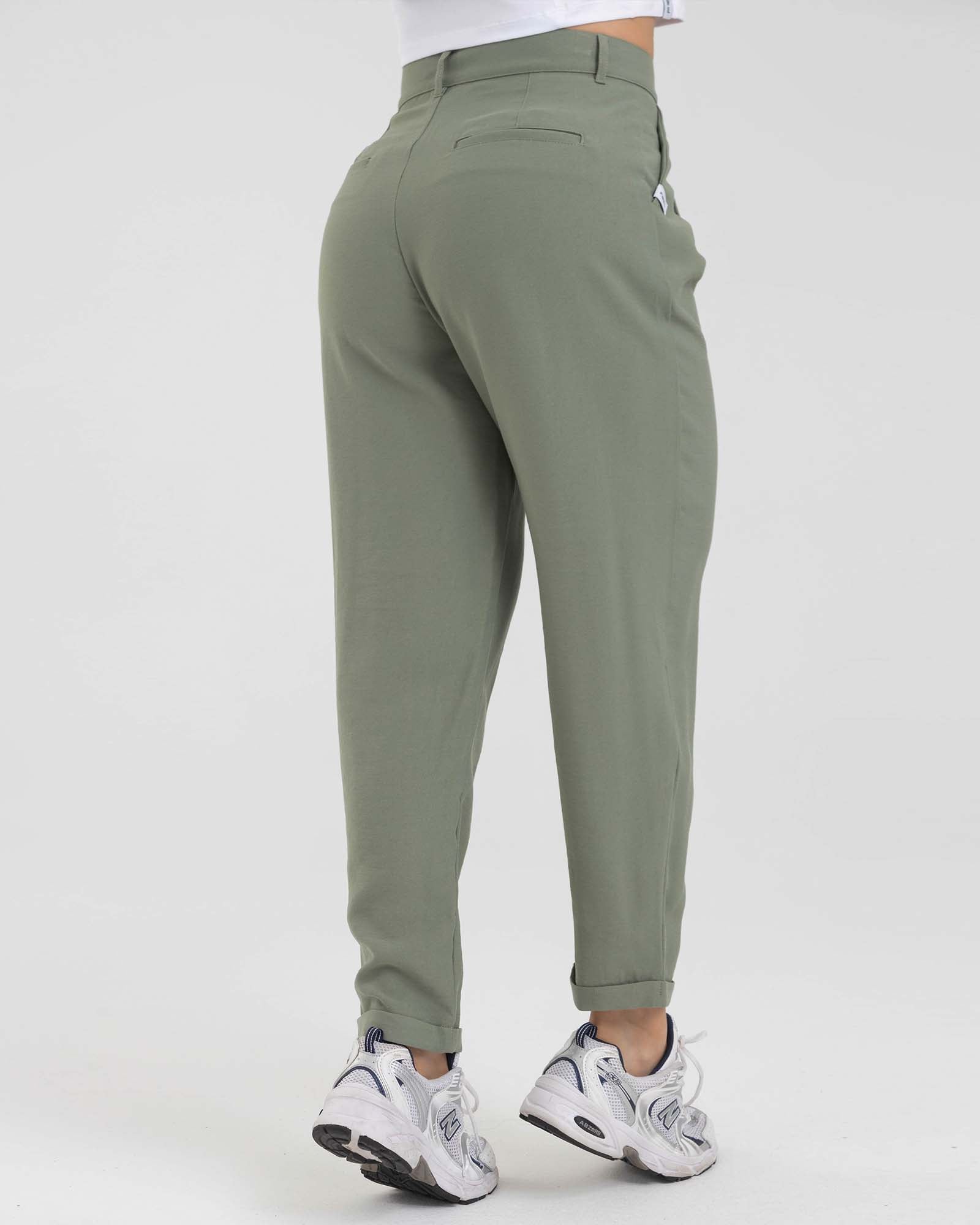 Pantalón casualwear verde oscuro muse FIBER