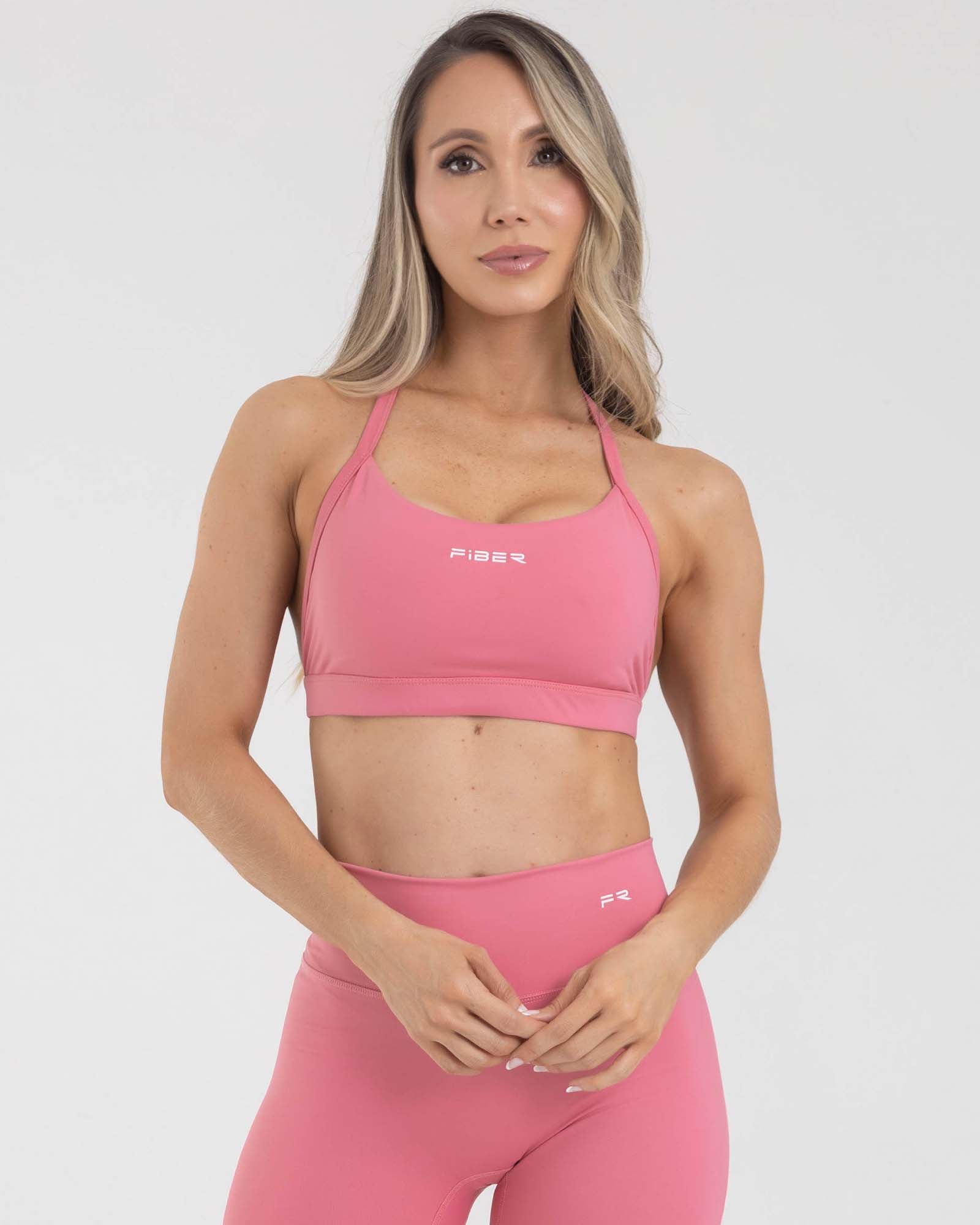 Top halter rosa raspberry muse FIBER