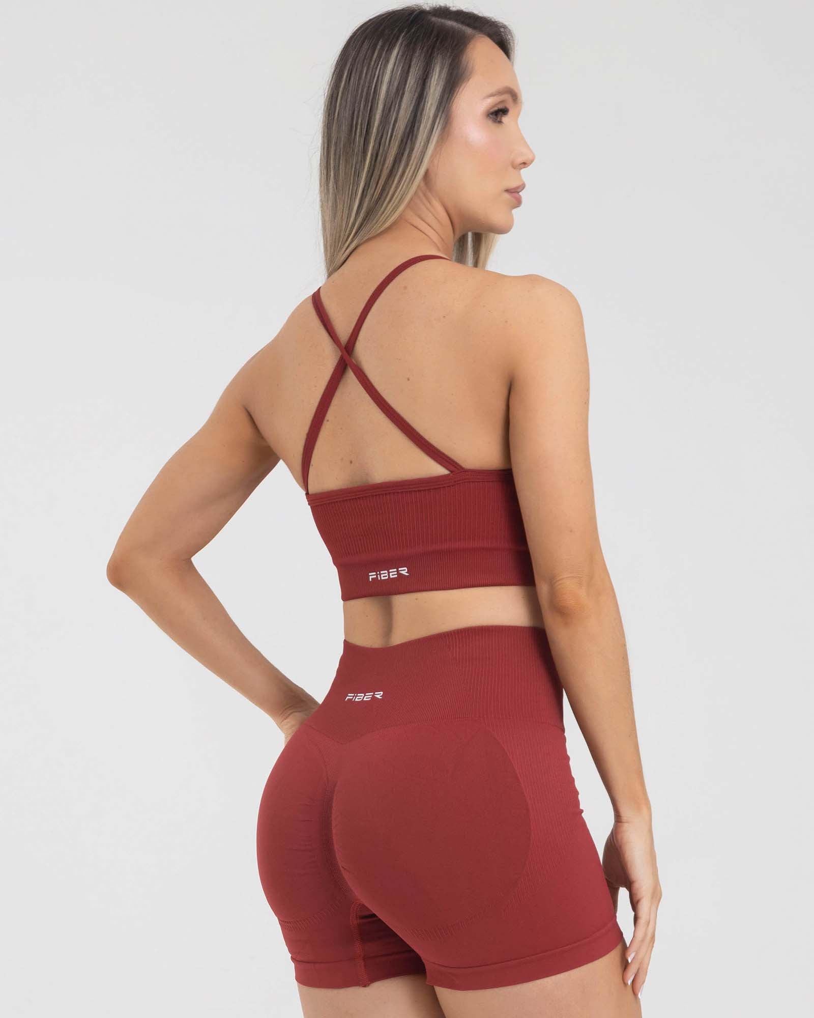 Top tiras seamless rojo muse FIBER