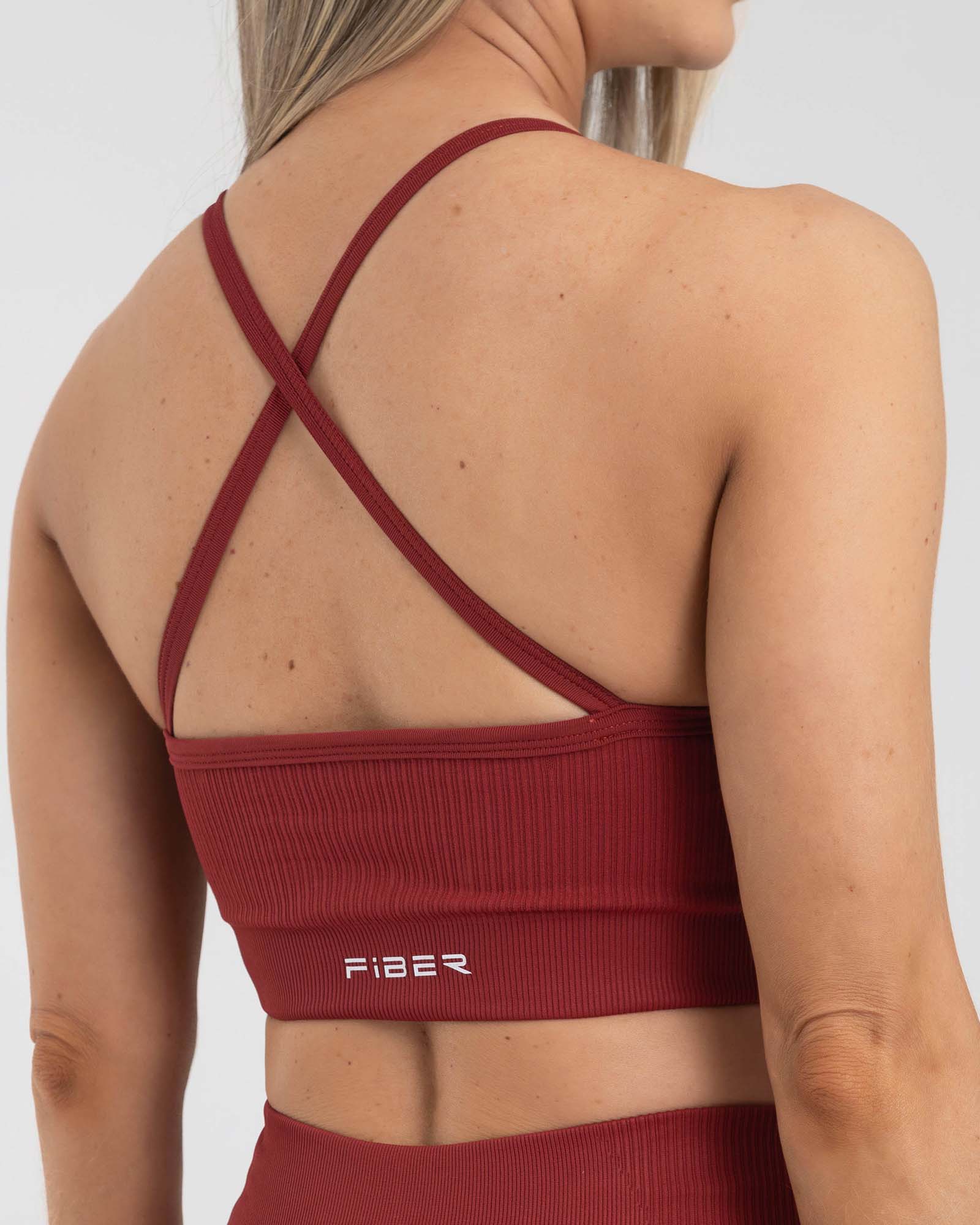 Top tiras seamless rojo muse FIBER