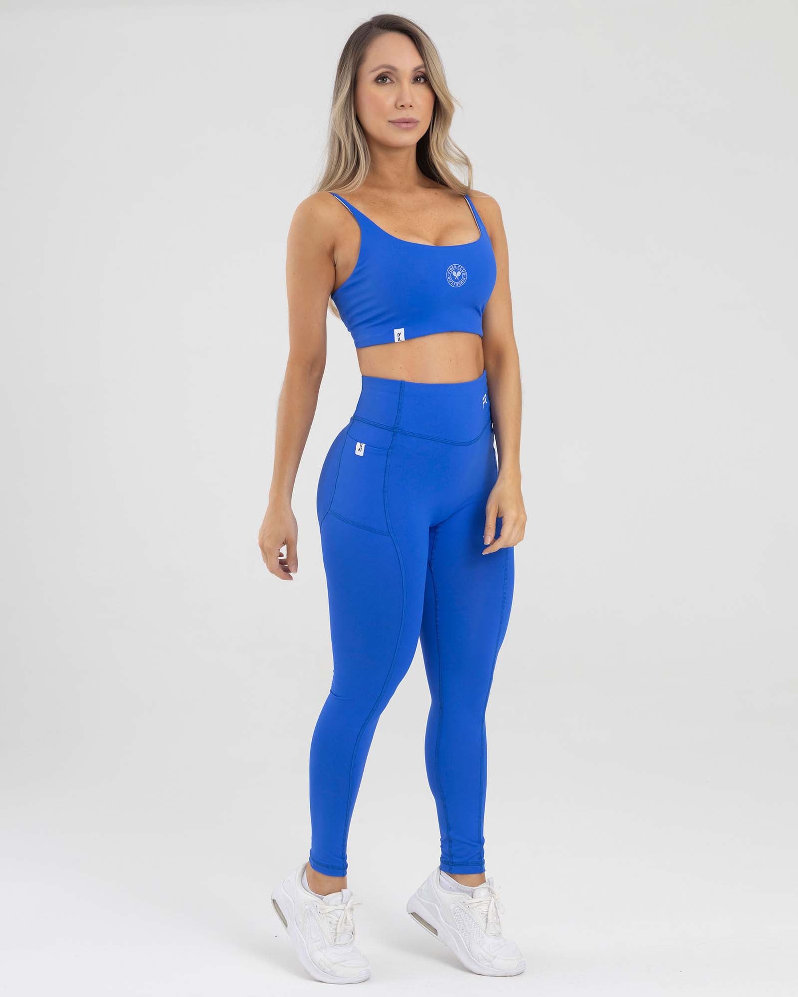 LEGGINGS SHAPES AZUL COBALTO GOOD SPORT FIBER