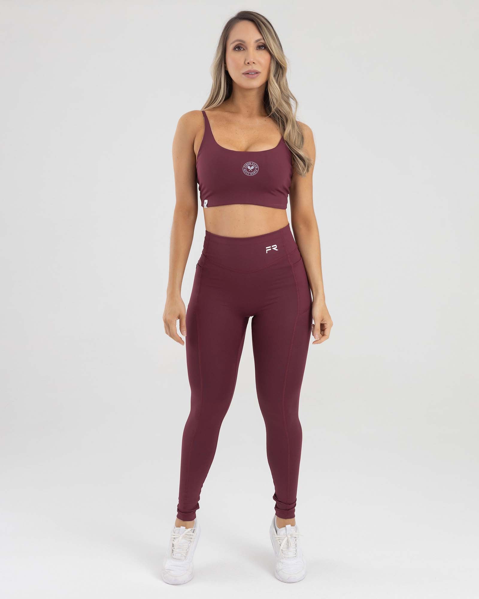 LEGGINGS SHAPES VINOTINTO MULBERRY GOOD SPORT FIBER