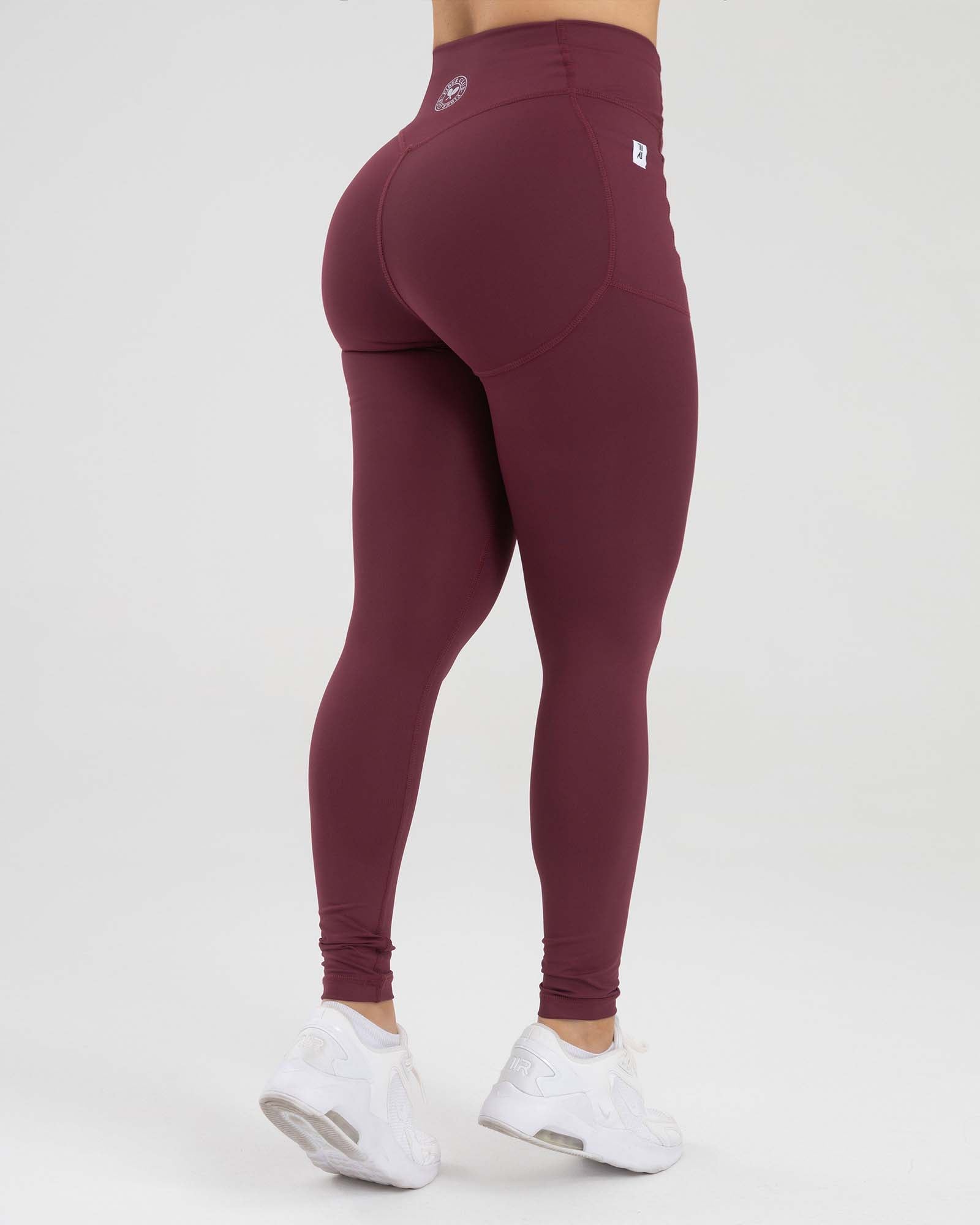 LEGGINGS SHAPES VINOTINTO MULBERRY GOOD SPORT FIBER