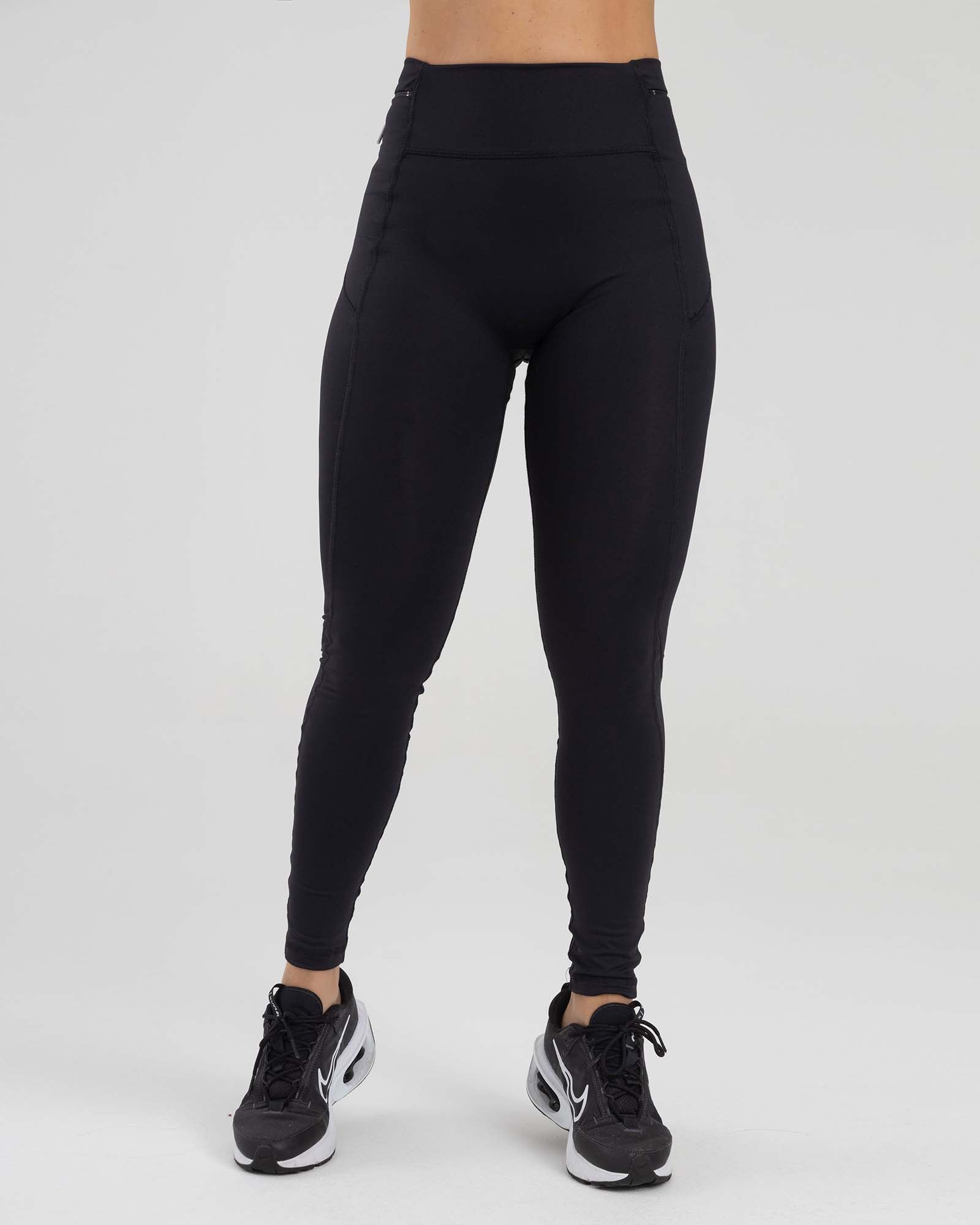 LEGGINGS SIDE ZIPPERS NEGRO GOOD SPORT FIBER