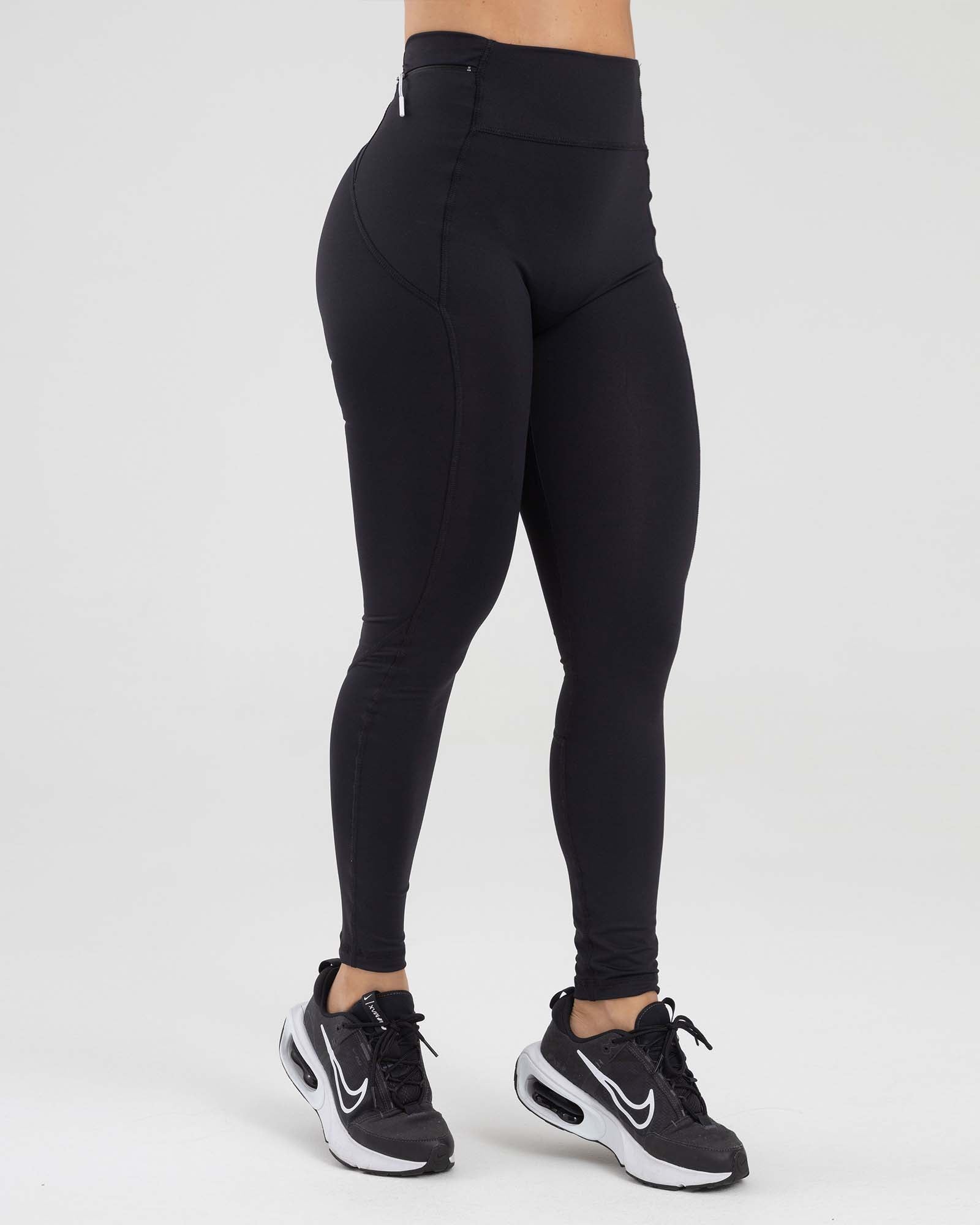 LEGGINGS SIDE ZIPPERS NEGRO GOOD SPORT FIBER