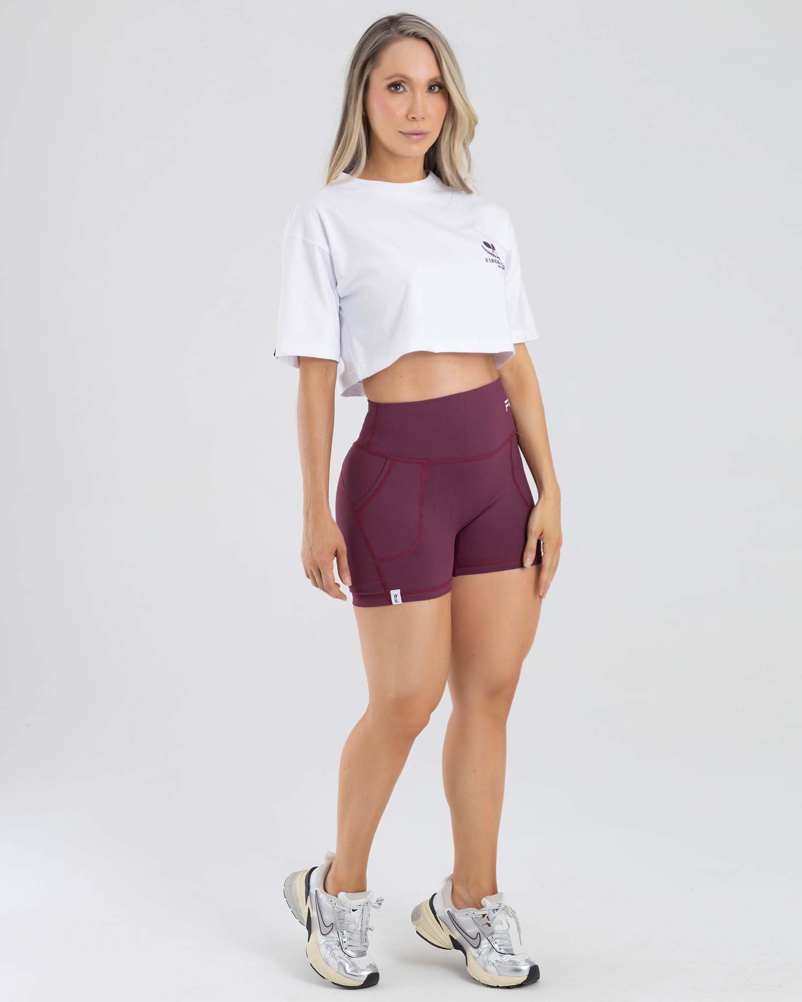 SHORT SHAPES VINOTINTO MULBERRY GOOD SPORT FIBER