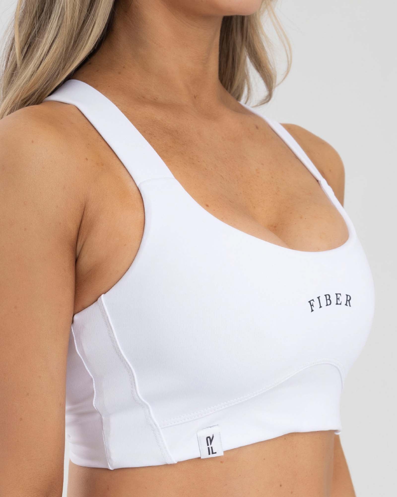 TOP MANGA SISA BACK CROSS BLANCO GOOD SPORT FIBER