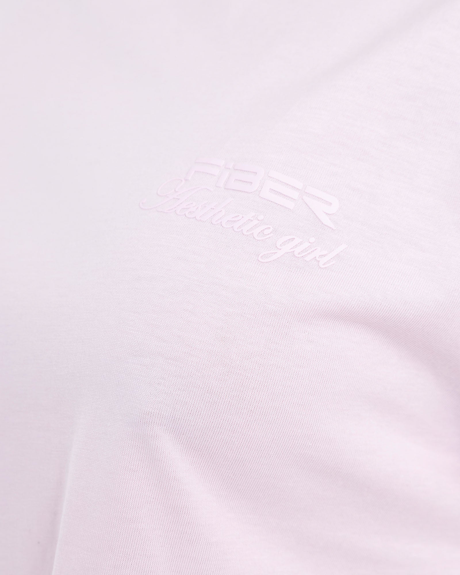 Camiseta corta holgada rosa blossom pilates FIBER
