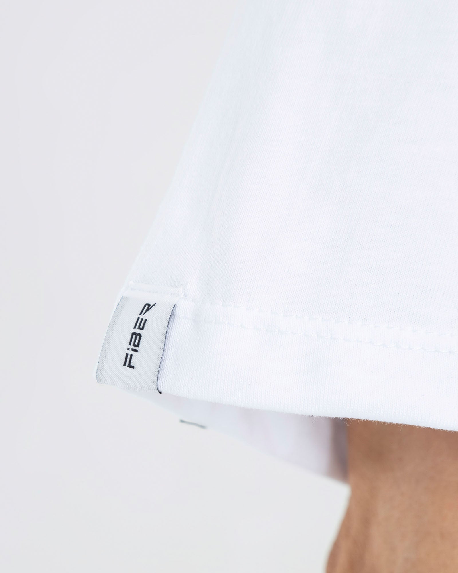 Camiseta oversize blanco pilates FIBER