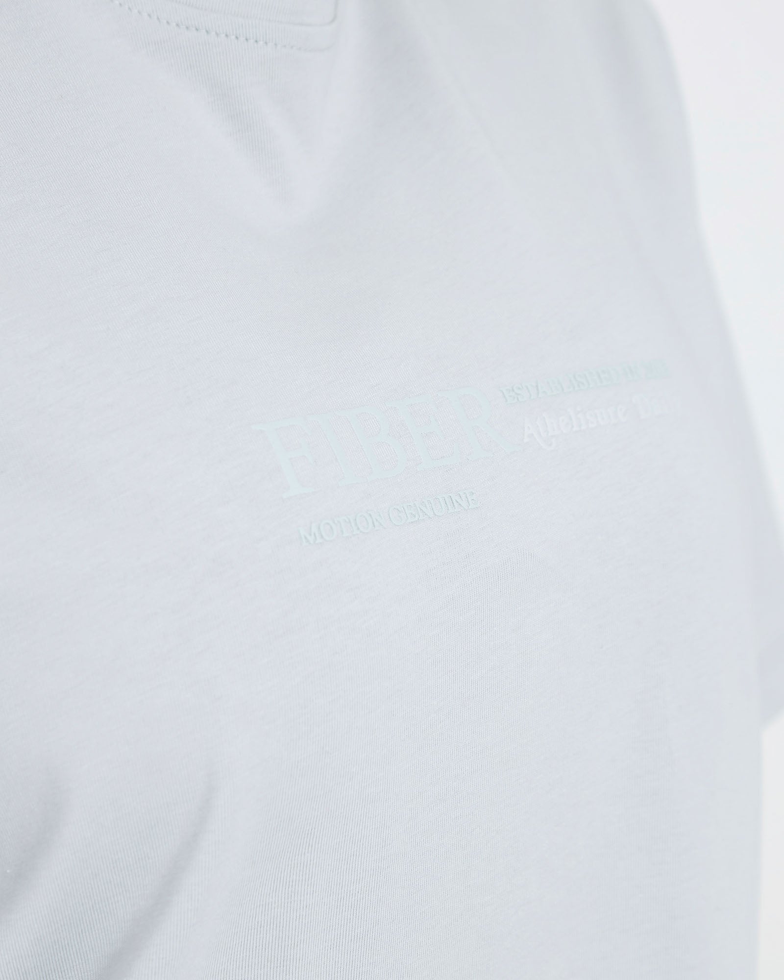 Camiseta oversize gris pilates FIBER