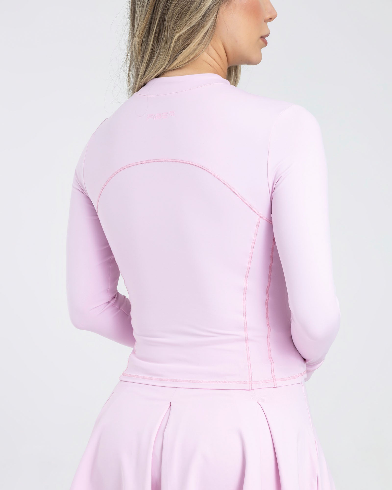 Chaqueta sportwear rosa blossom pilates FIBER