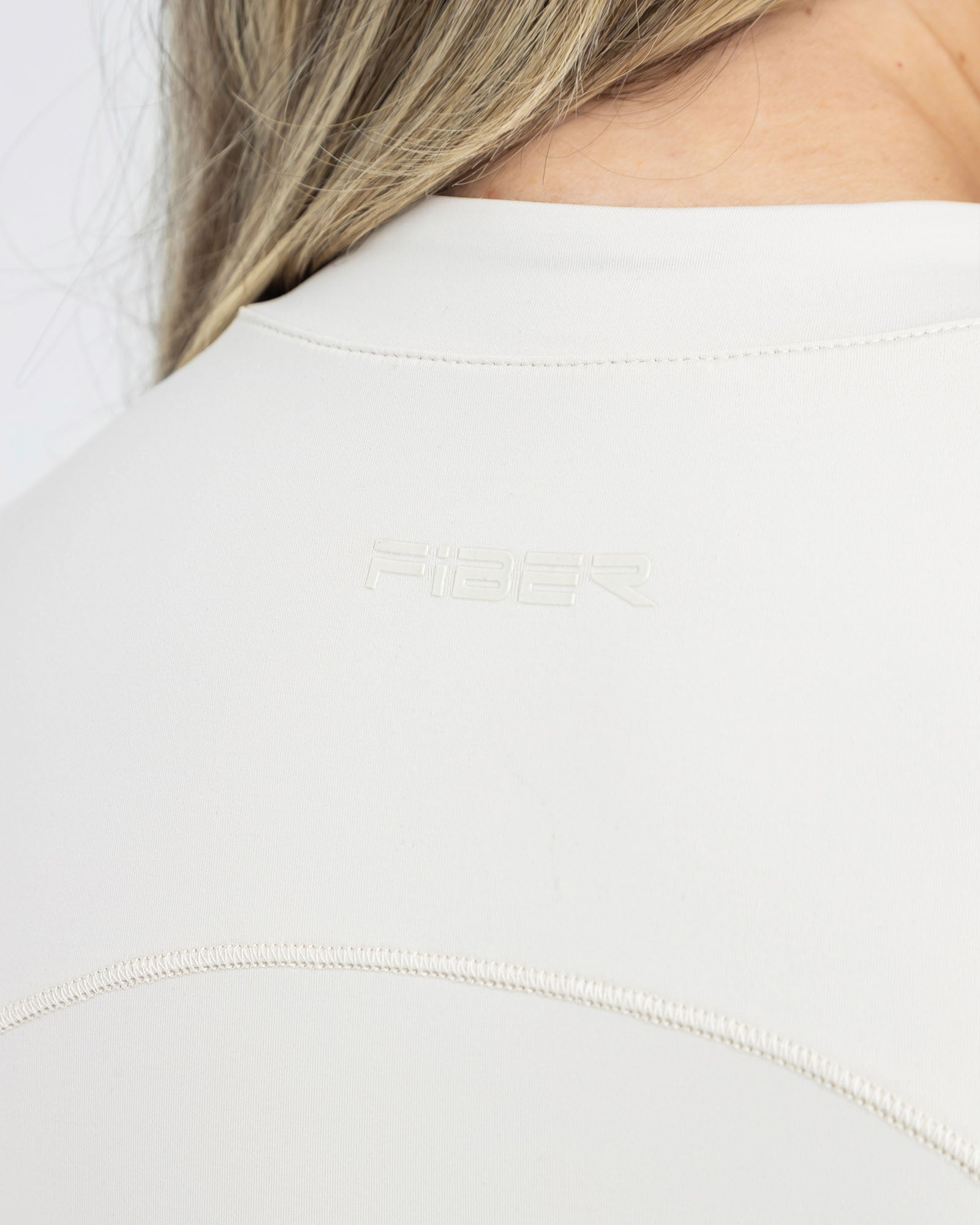 Chaqueta sportwear beige pilates FIBER