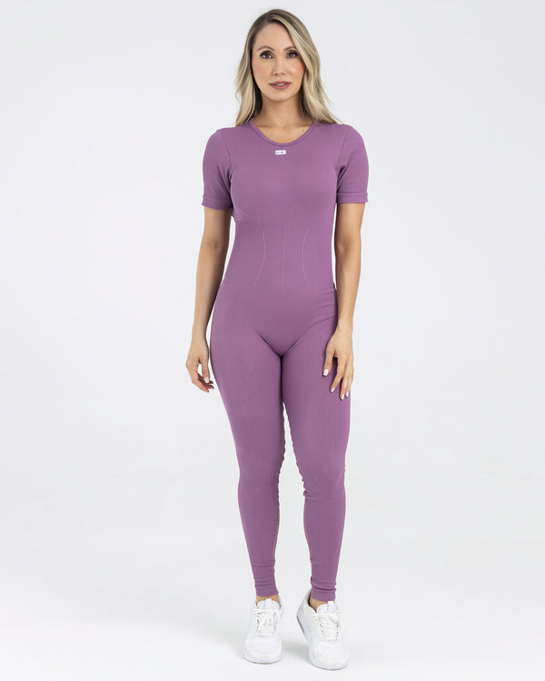 Entetizo largo manga corta seamless ruching mora pilates FIBER
