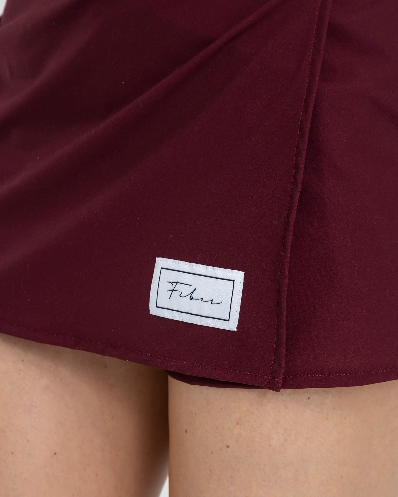 Falda short vinotinto pilates FIBER