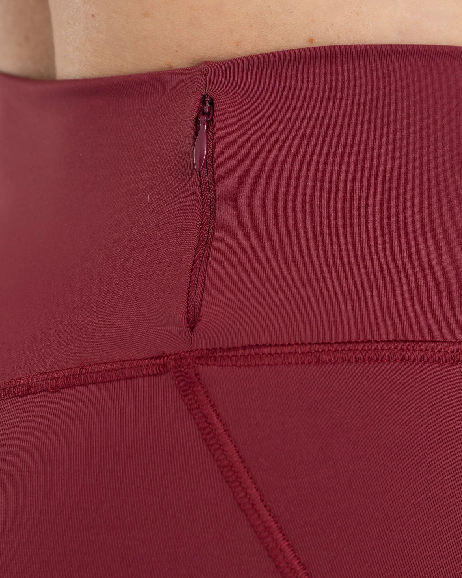 Leggings rojo granate pilates FIBER