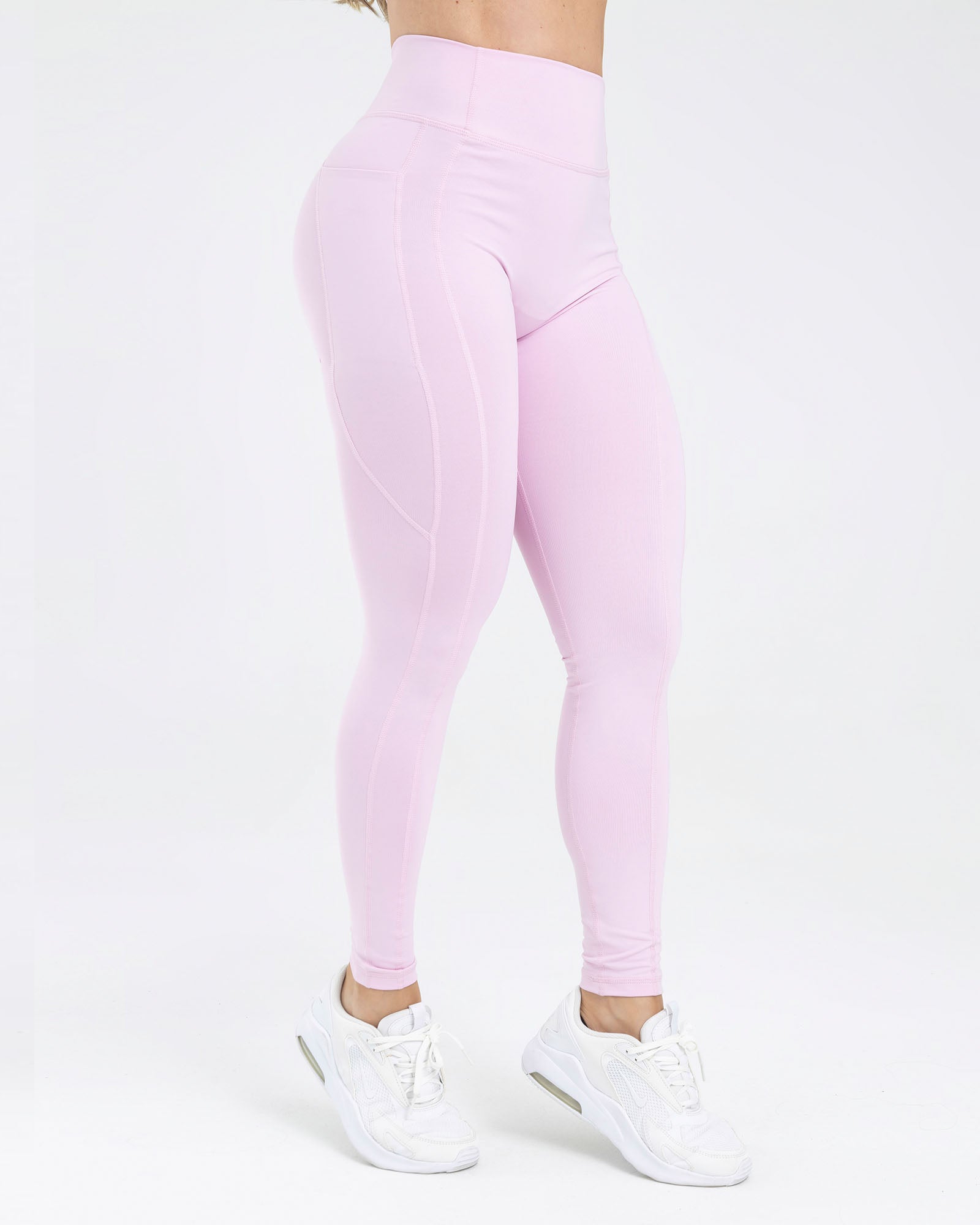 Leggings rosa blossom shapes pilates FIBER