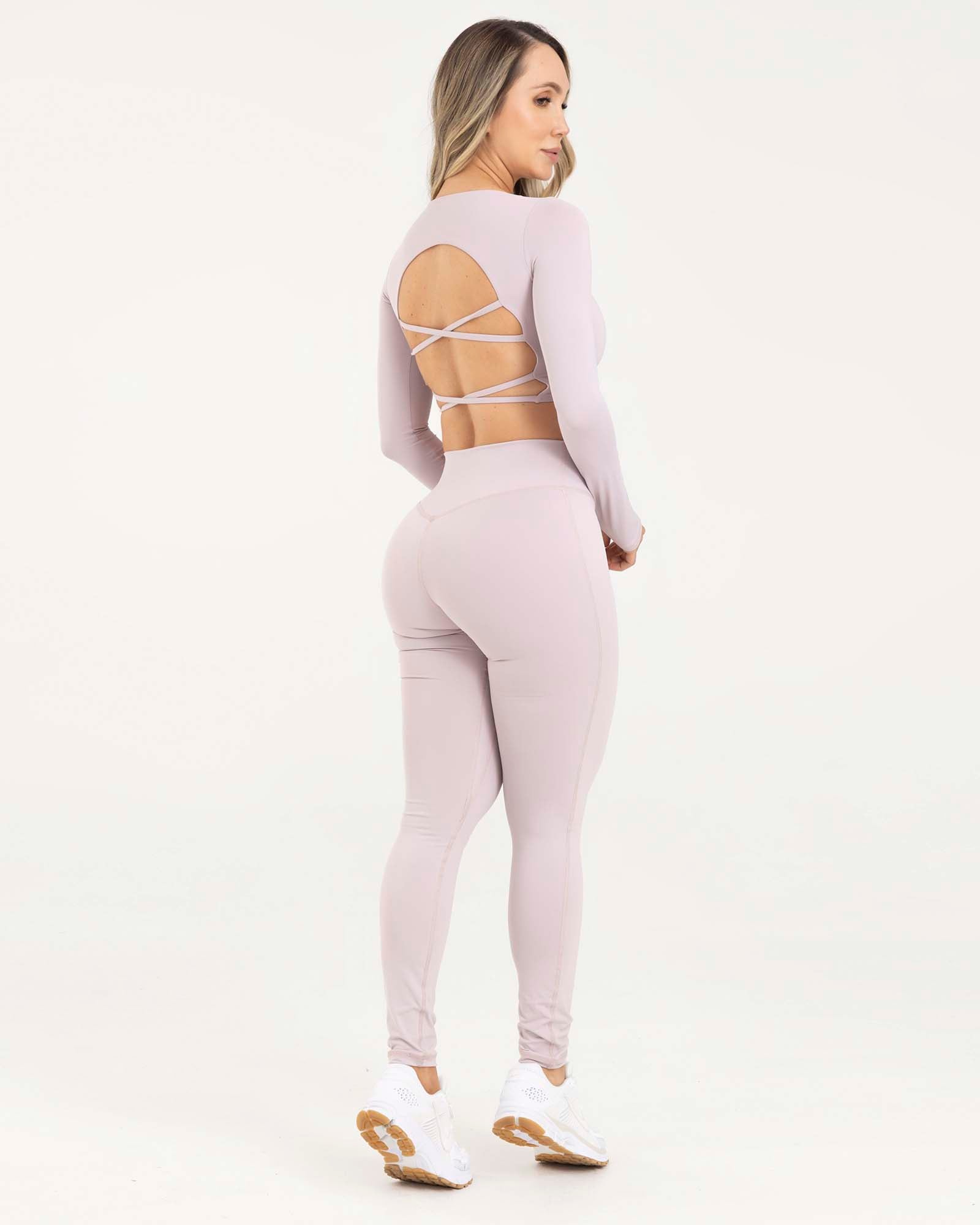 Leggings violeta pilates FIBRA