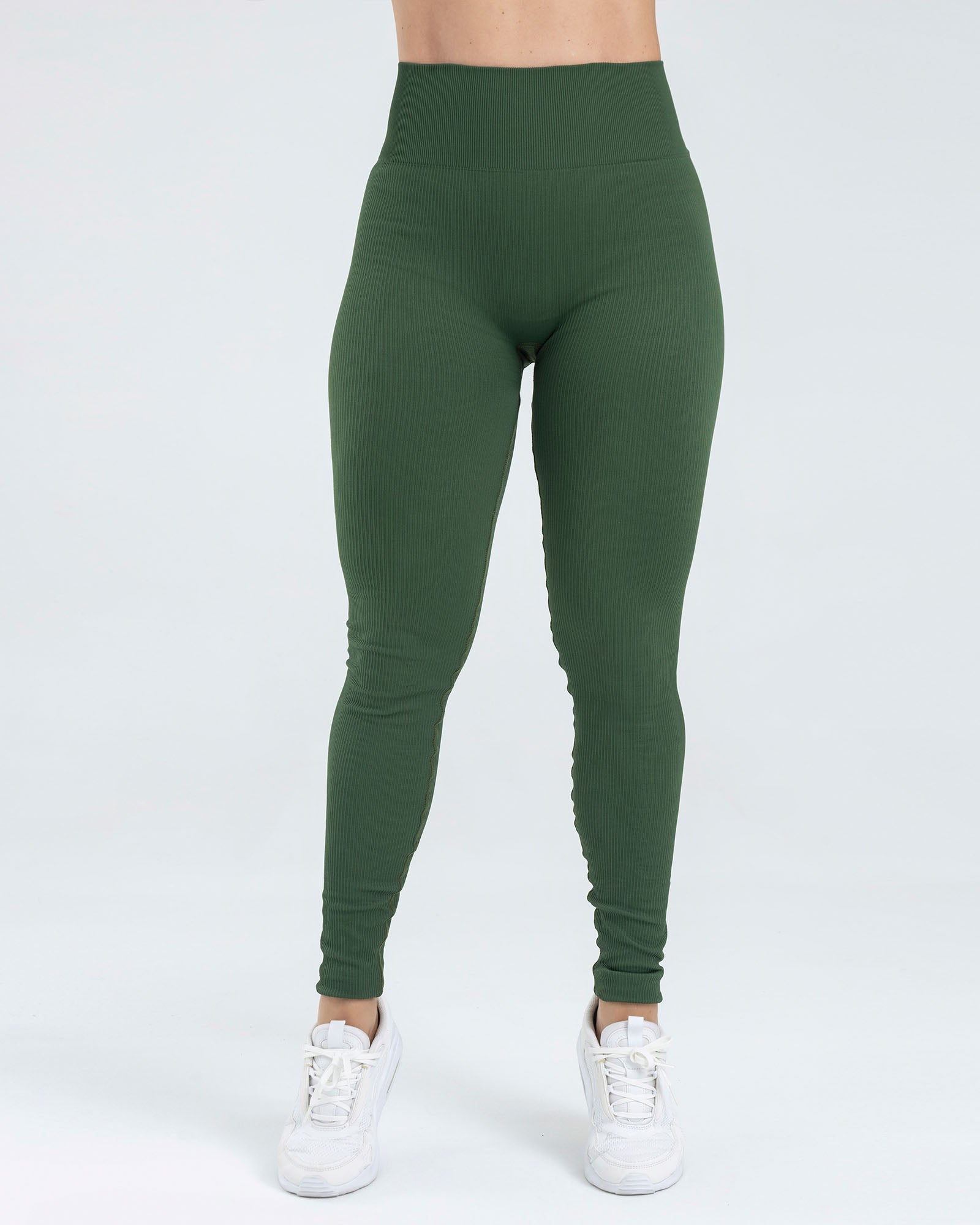 Leggings seamless verde oscuro pilates FIBER