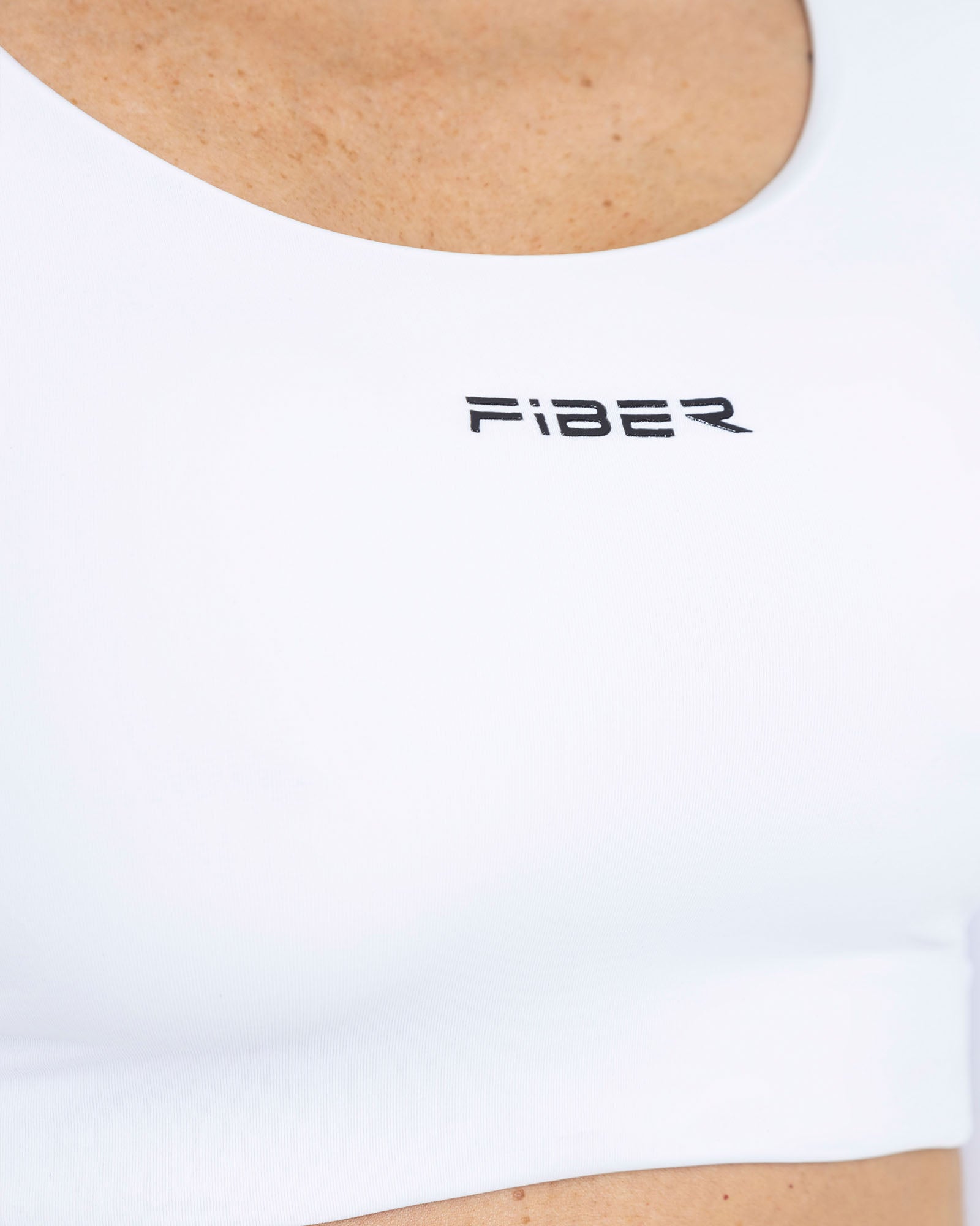 Top manga larga blanco pilates FIBER