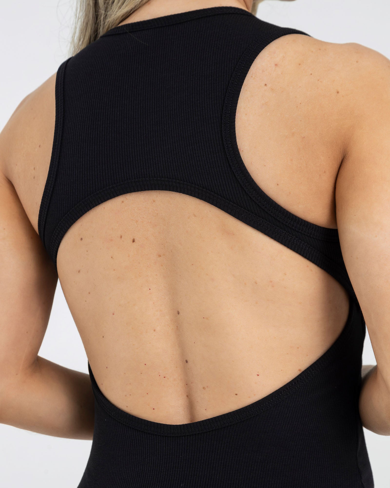 Vestido casualwear negro pilates FIBER