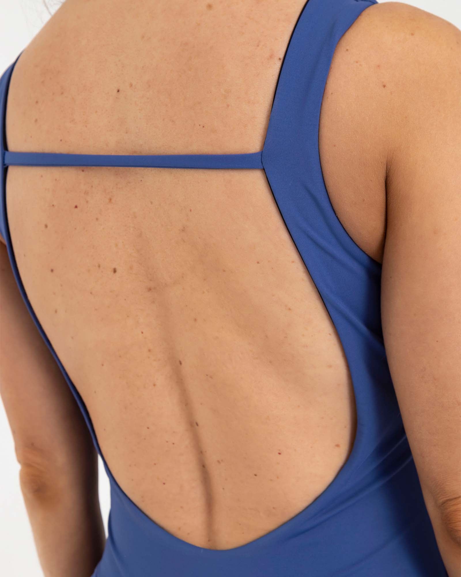 Enterizo corto azul galaxia sporty FIBER