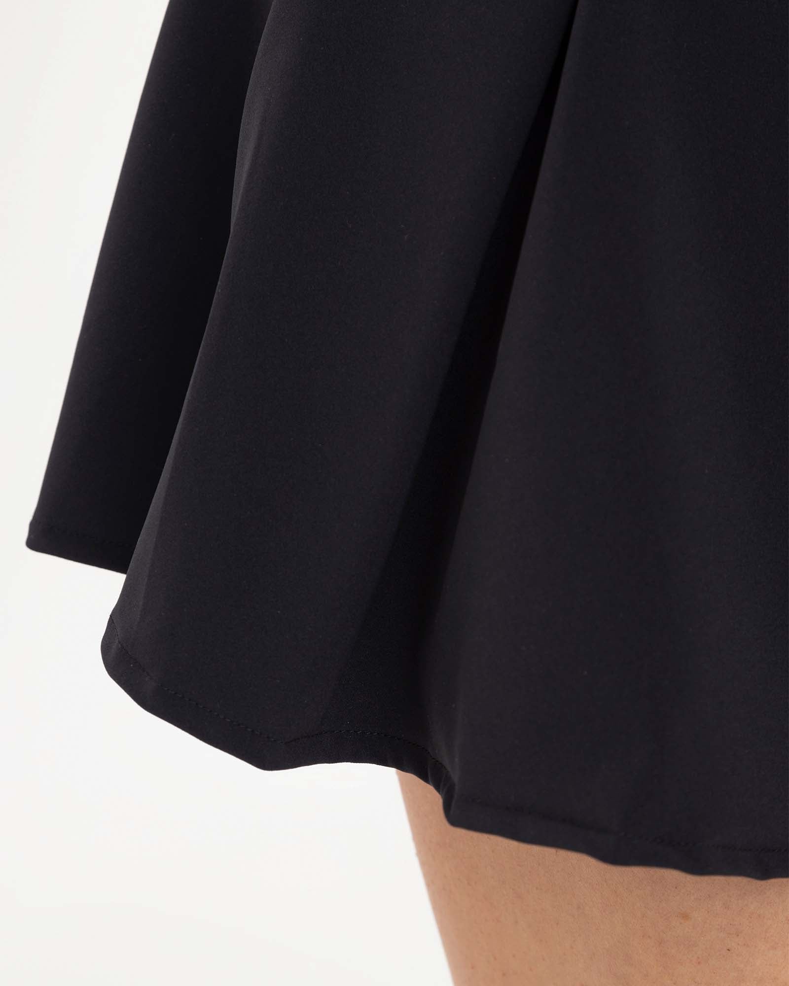 Falda activewear negra sporty FIBER