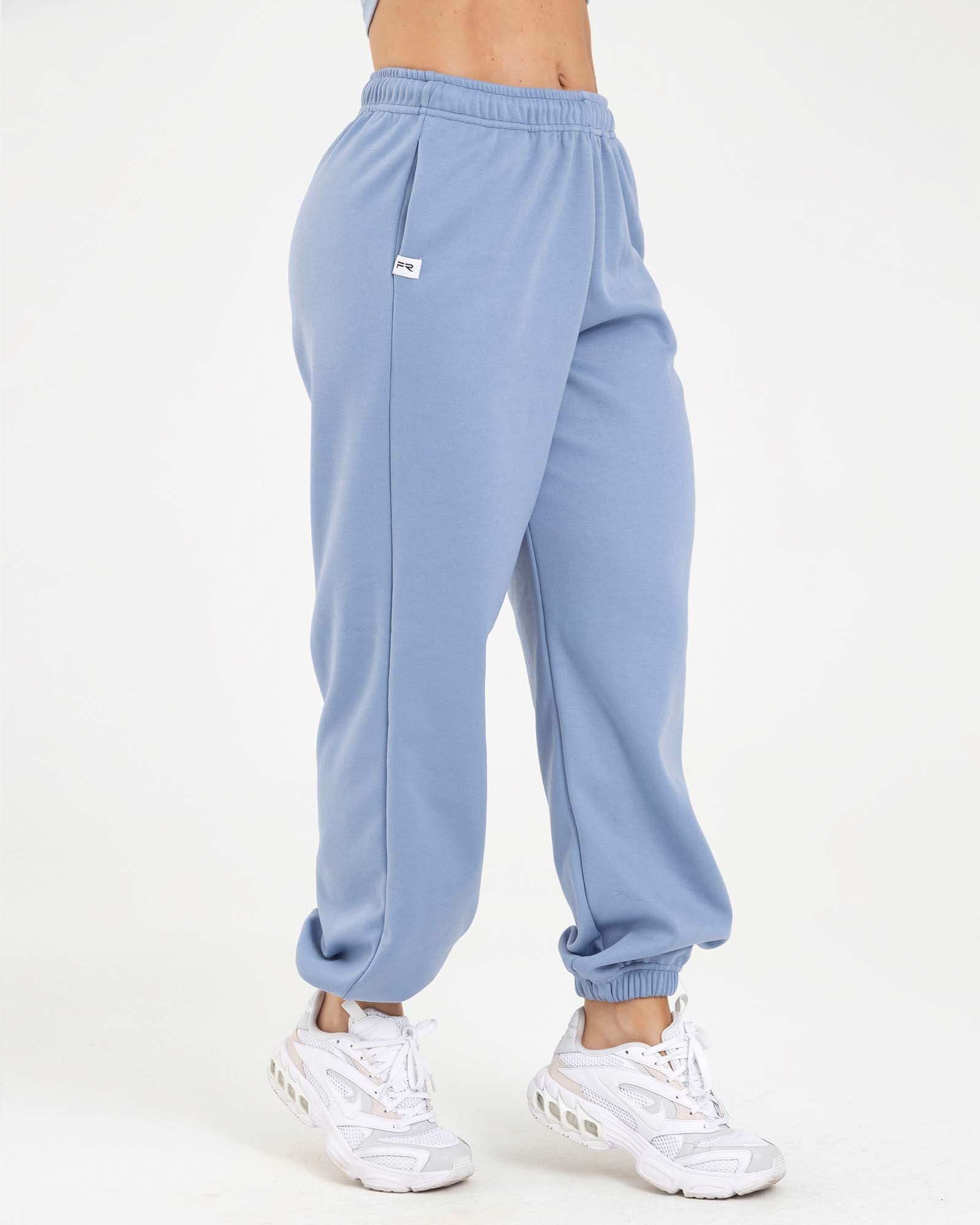Jogger streetwear azul elemental sporty FIBER
