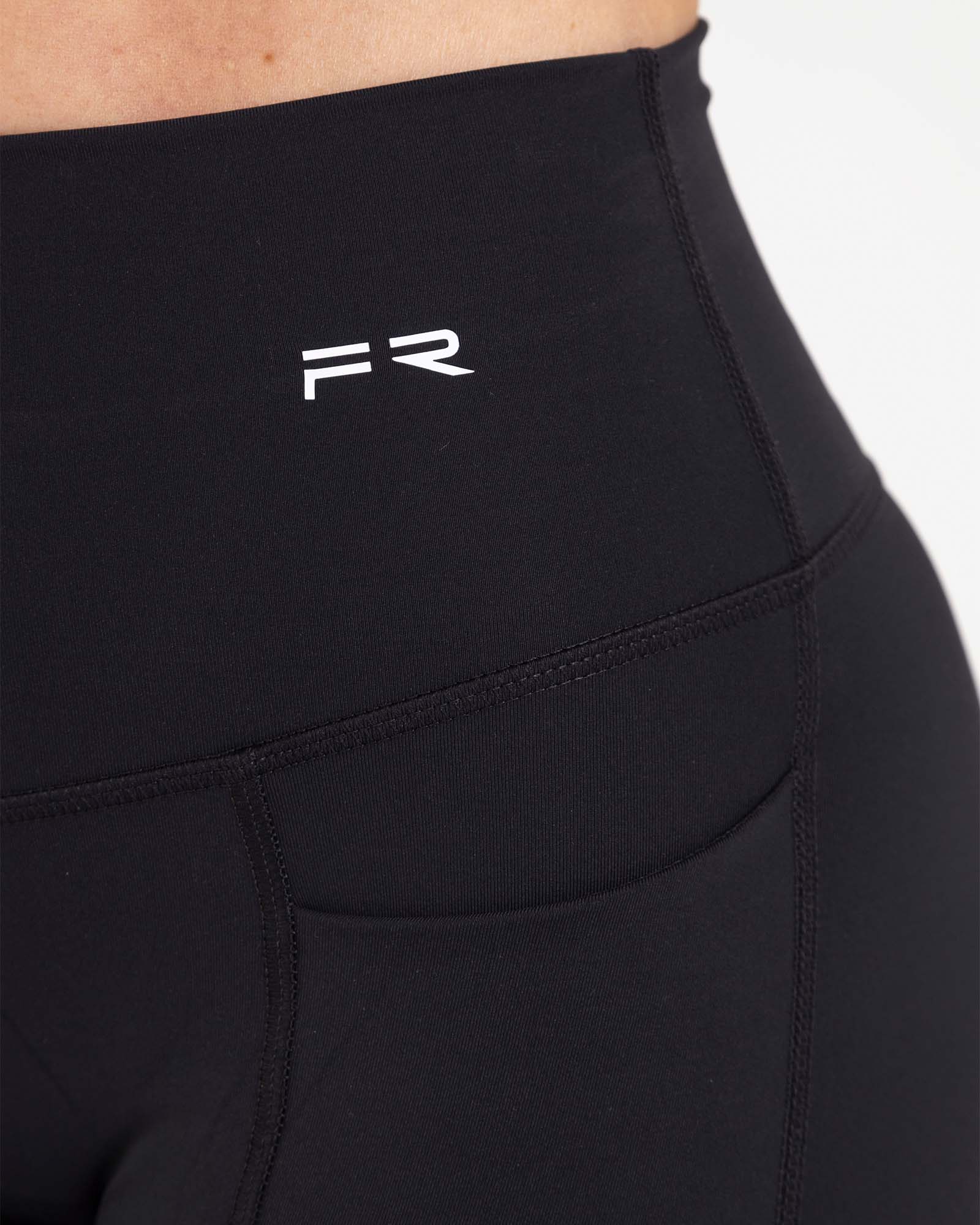 Leggings pockets negro sporty FIBER