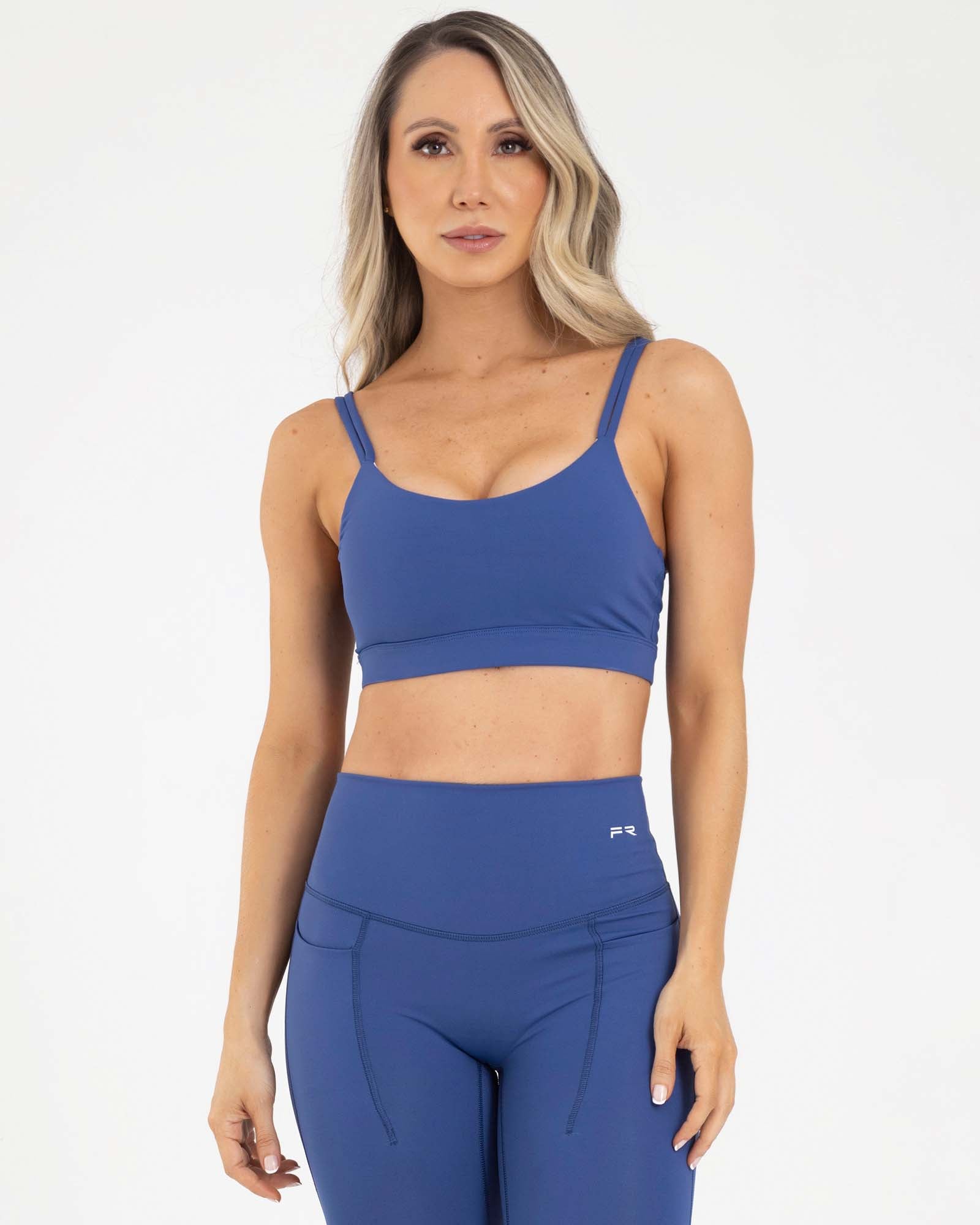 Top manga sisa azul galaxia sporty FIBER