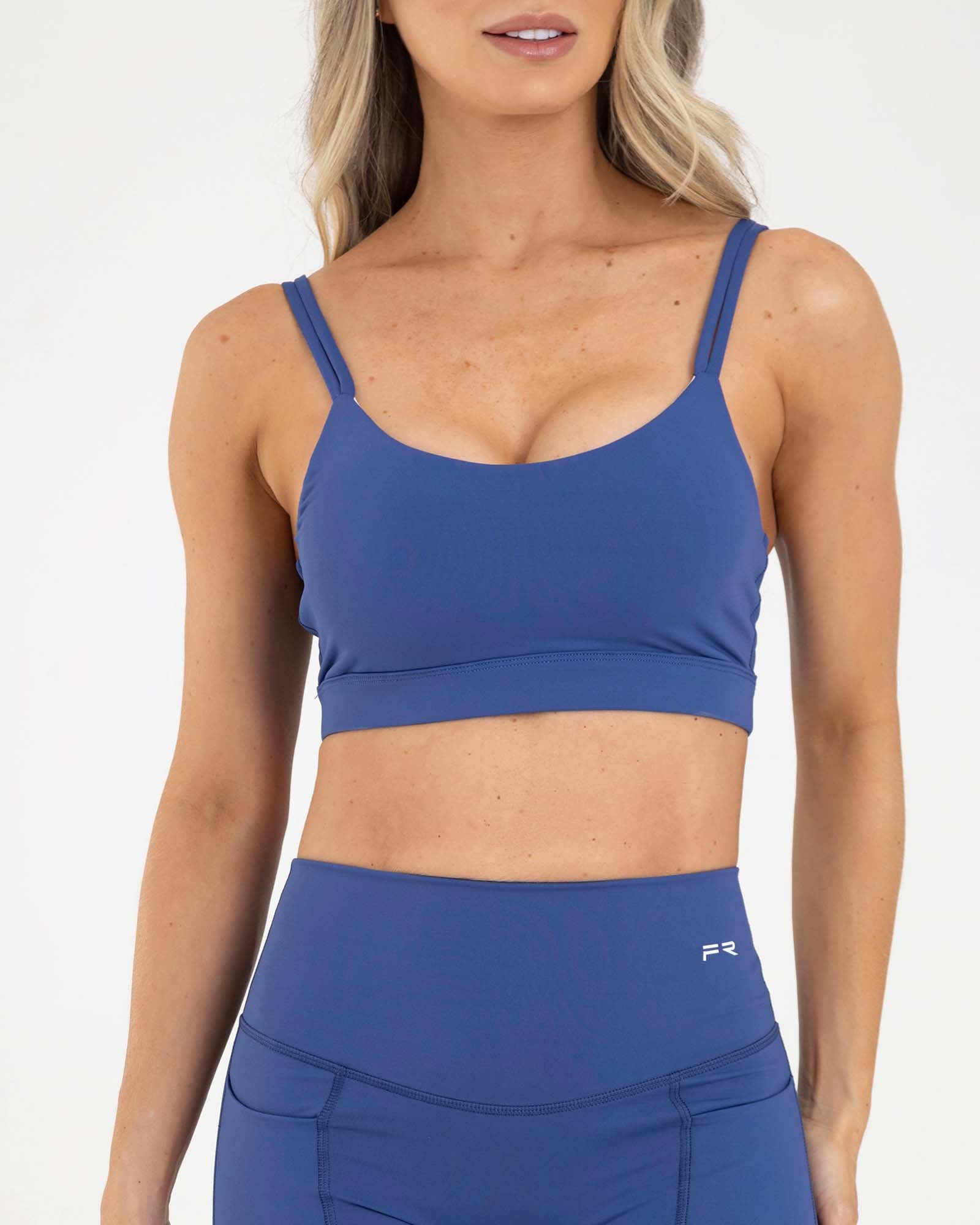 Top manga sisa azul galaxia sporty FIBER