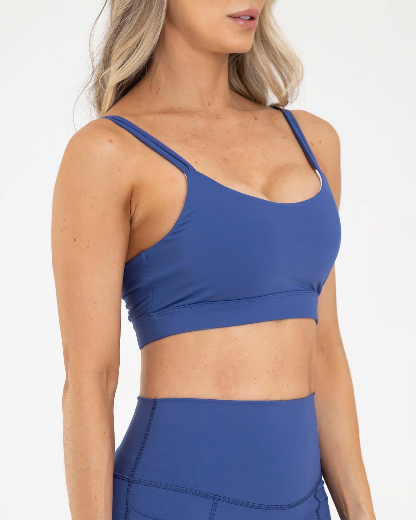 Top manga sisa azul galaxia sporty FIBER