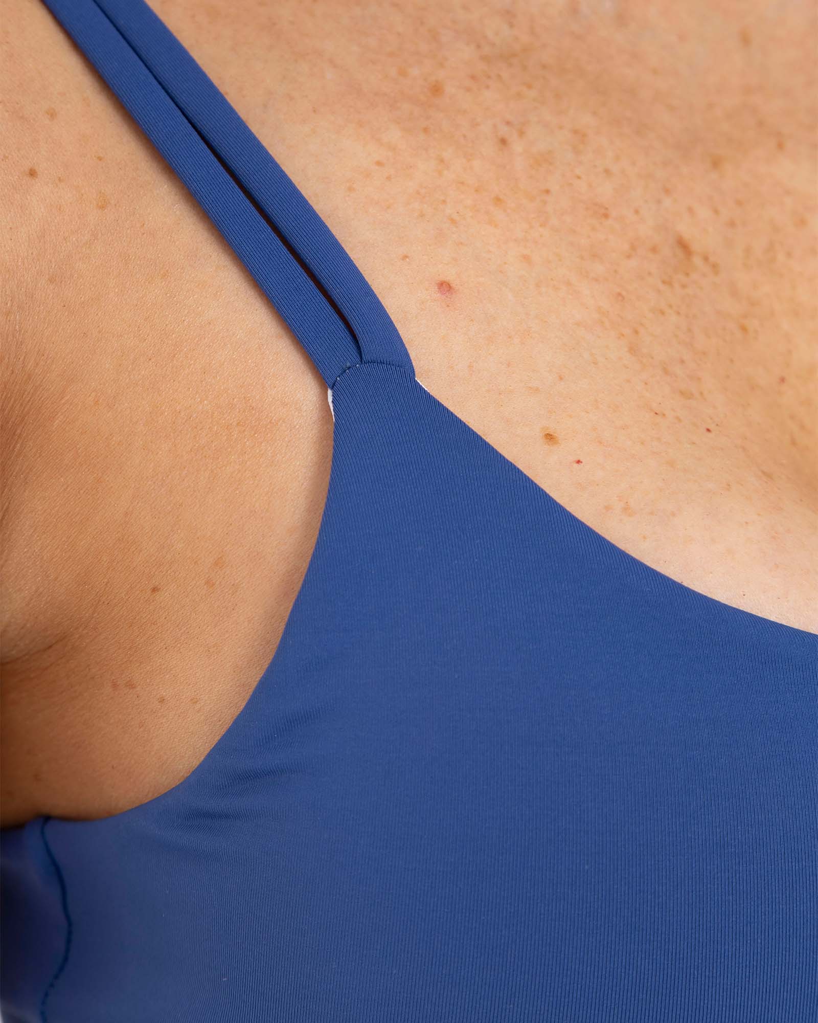 Top manga sisa azul galaxia sporty FIBER